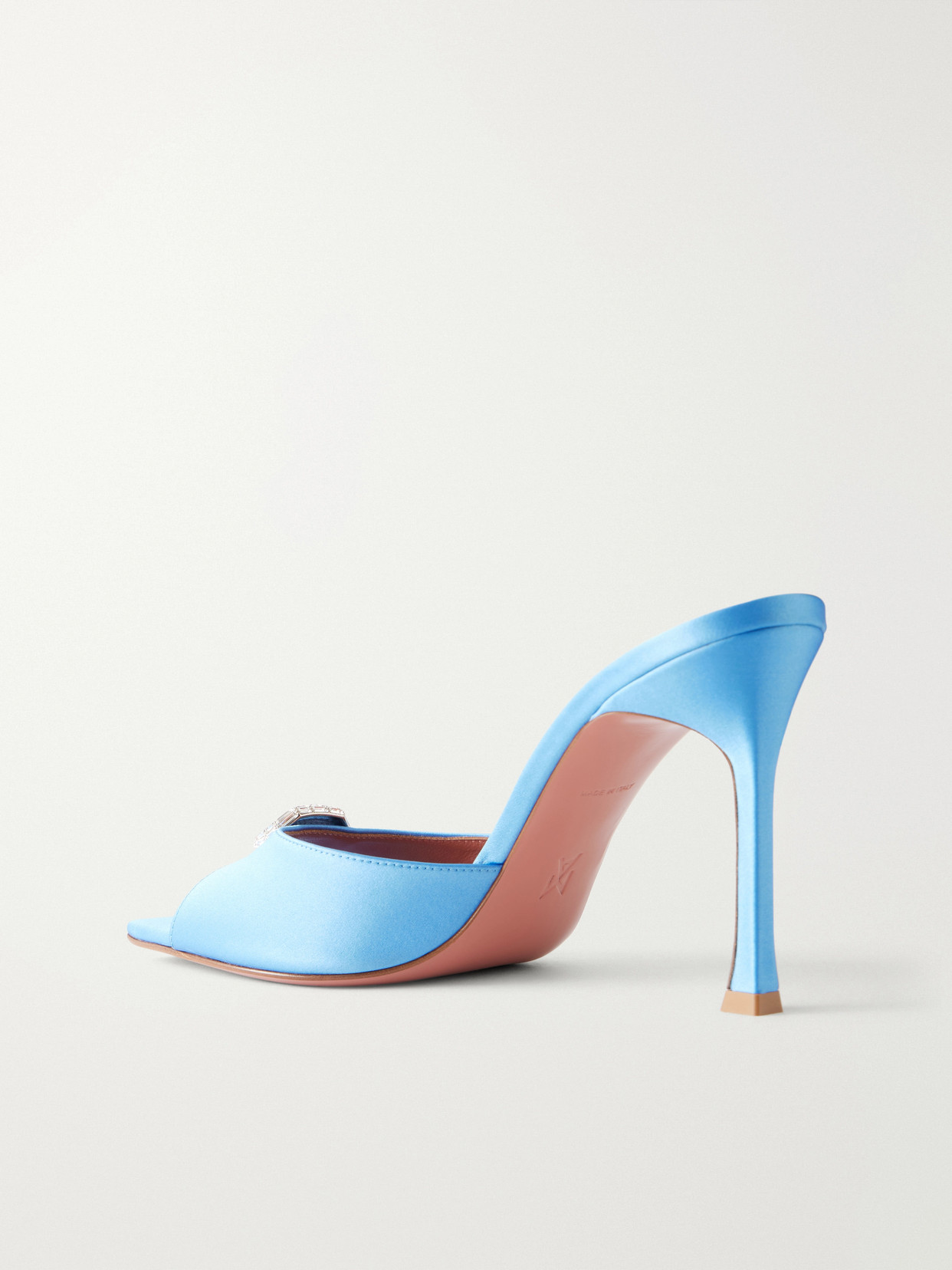 Mini Camelia 95 Crystal-Embellished Sandals