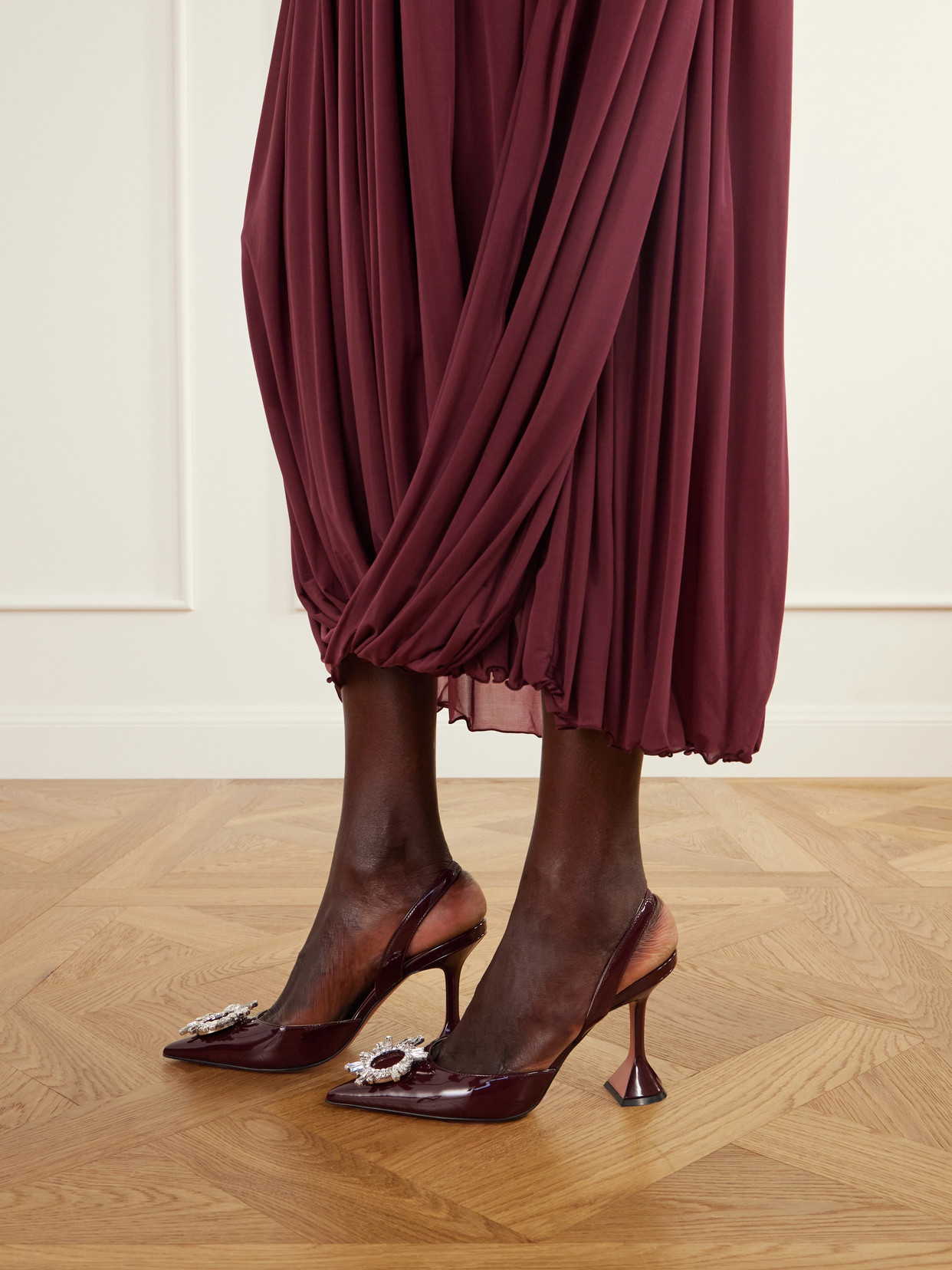 Begum 95 Crystal-Embellished Slingback