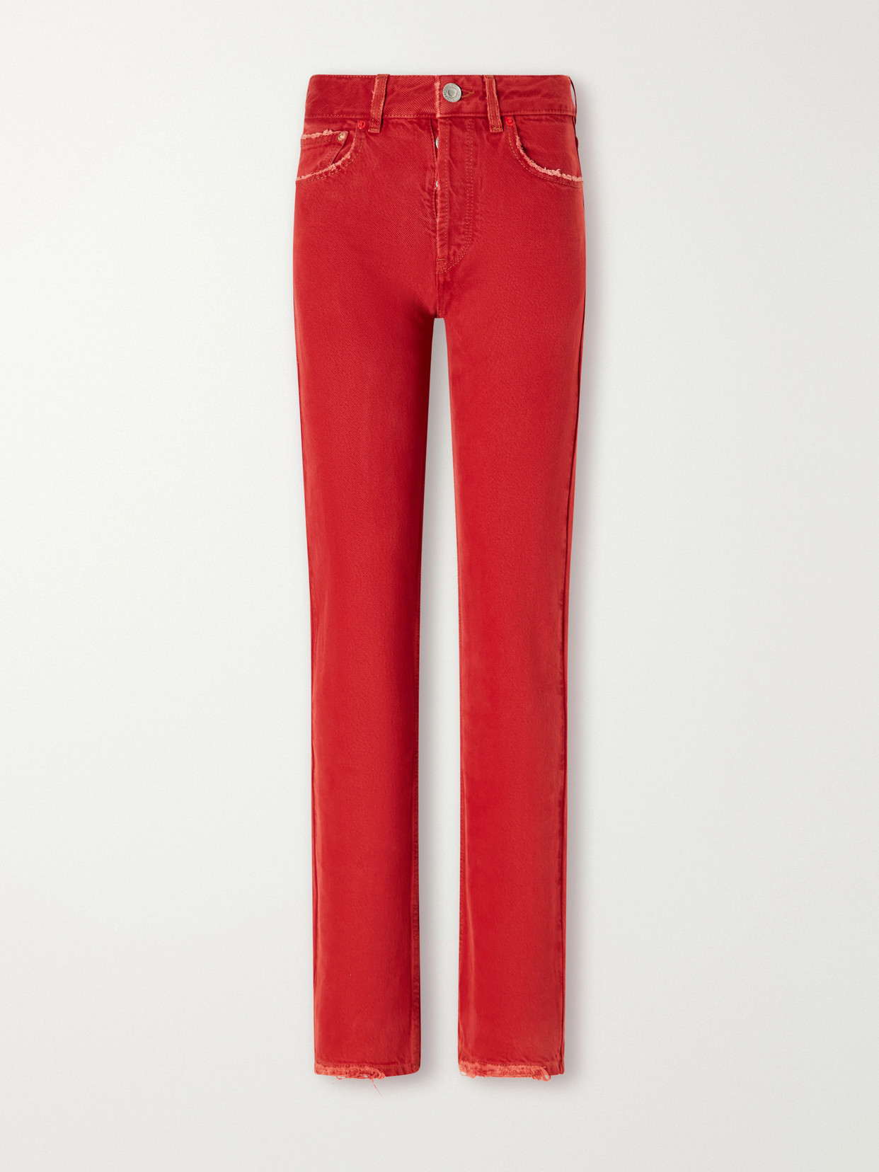 Daya Mid-Rise Straight-Leg Jeans