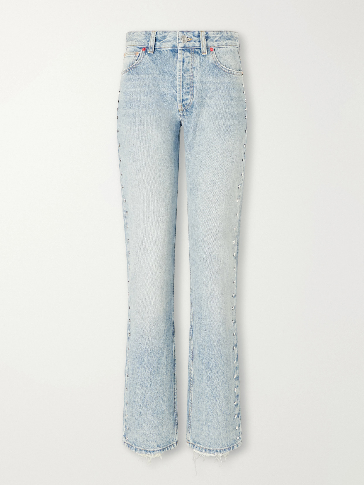 Isabel Marant Dayali Mid-rise Straight-leg Jeans In Blue