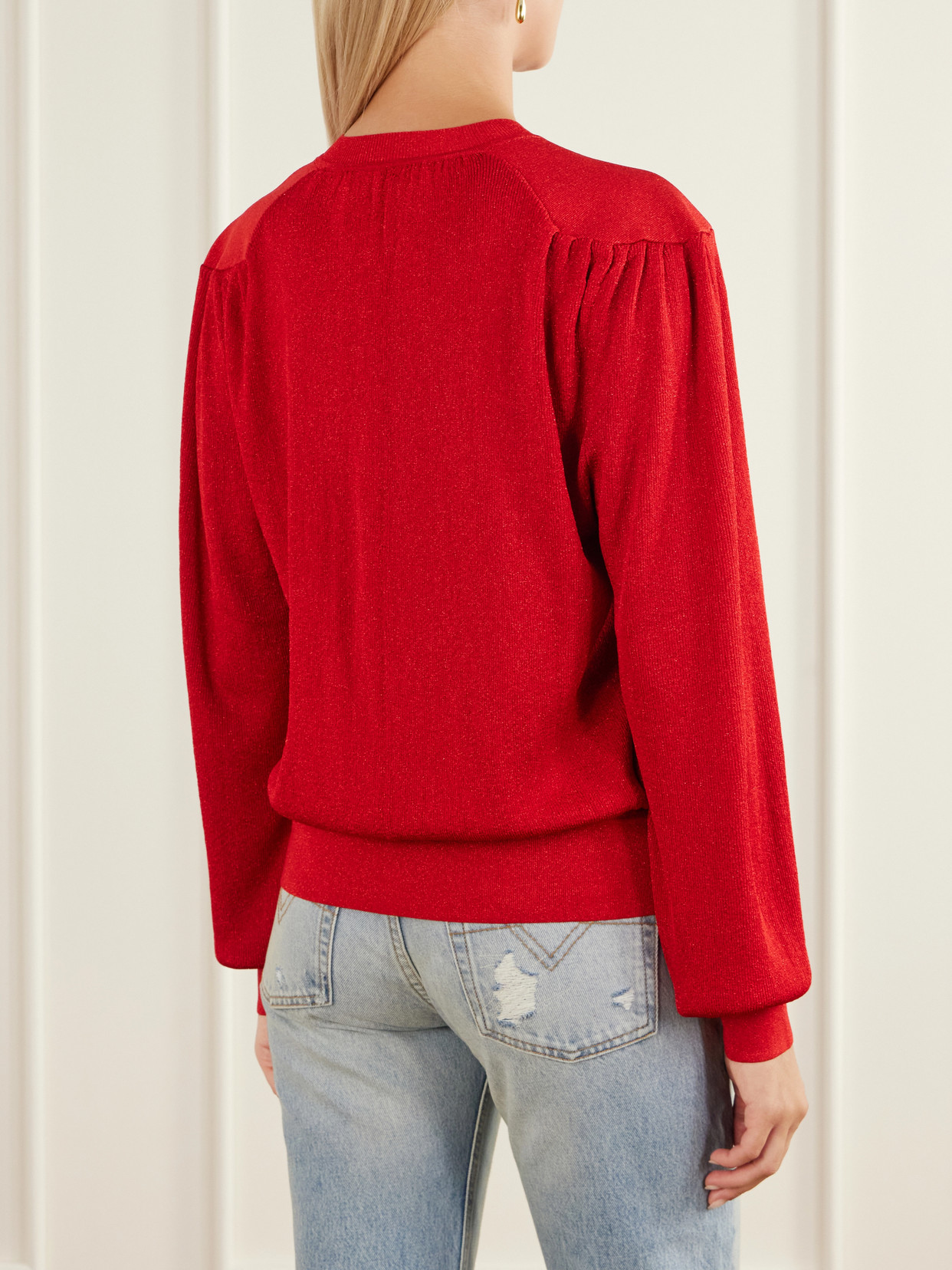 Enza Gathered Sweater