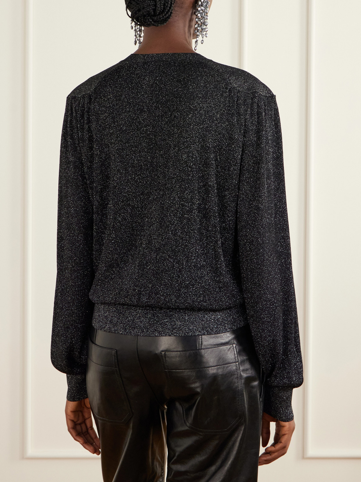 Enza Gathered Sweater