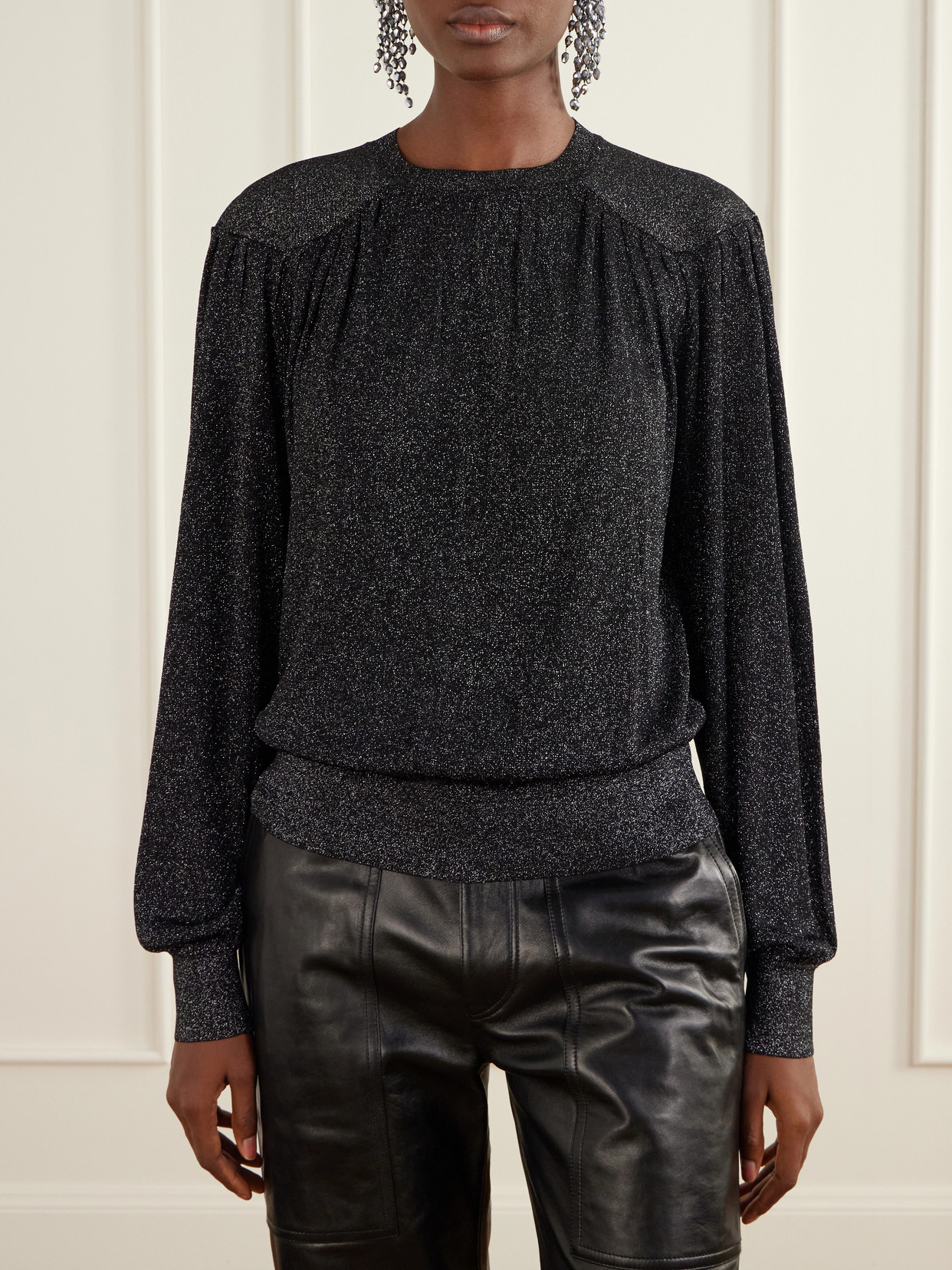 Enza Gathered Sweater