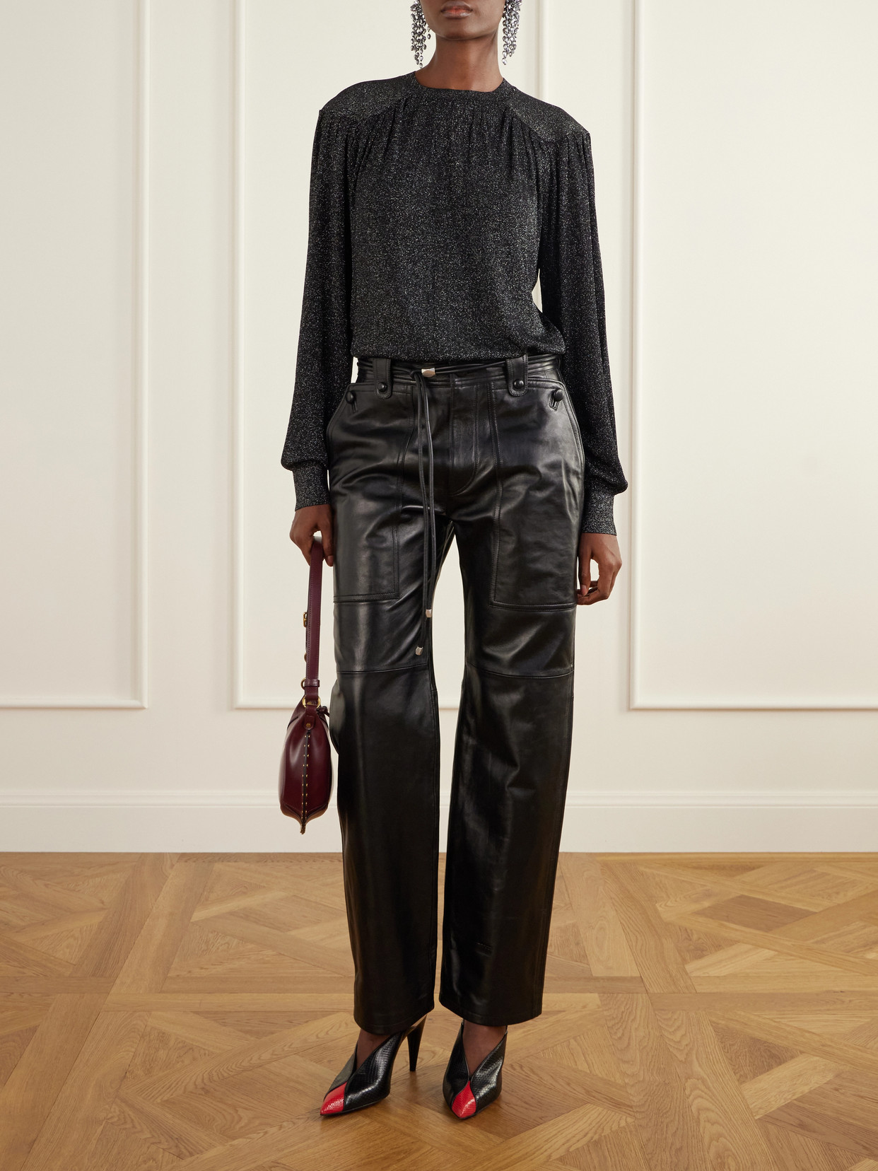 Enza Gathered Sweater