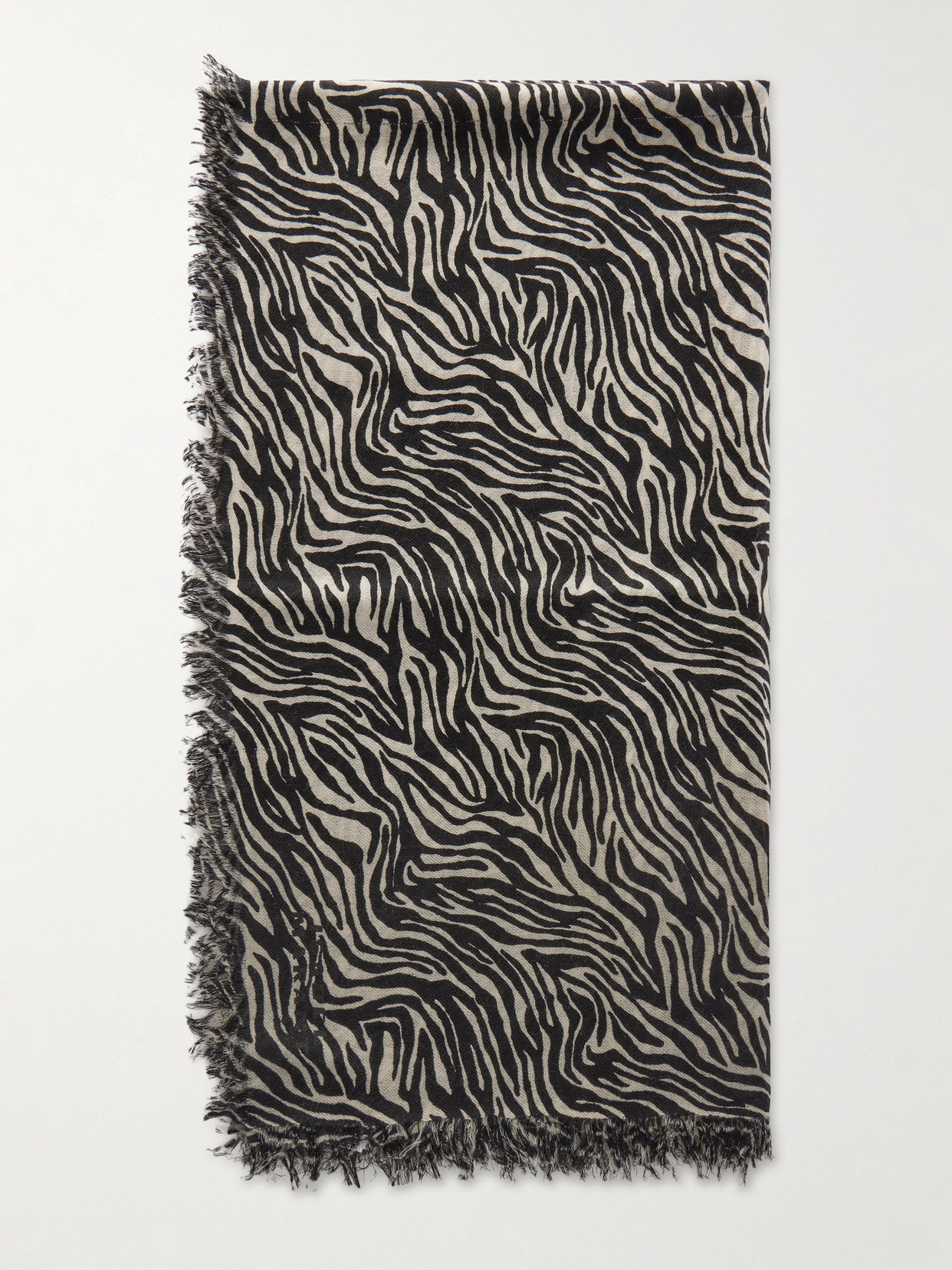 Isabel Marant Alecia Animal-print Cashmere And Wool-blend Scarf In Multi