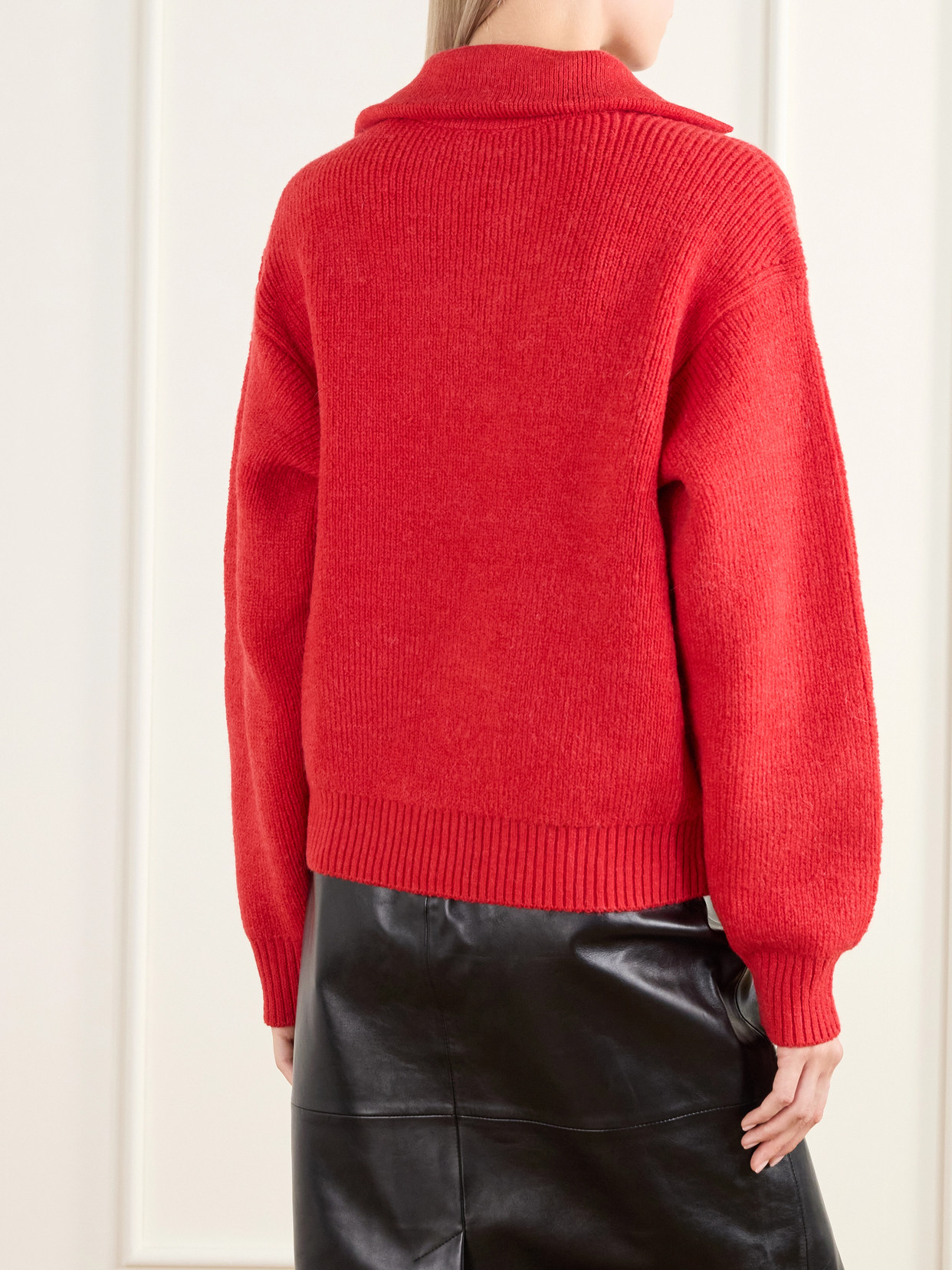 Ydalia Lace-Detail Wool-Blend Sweater