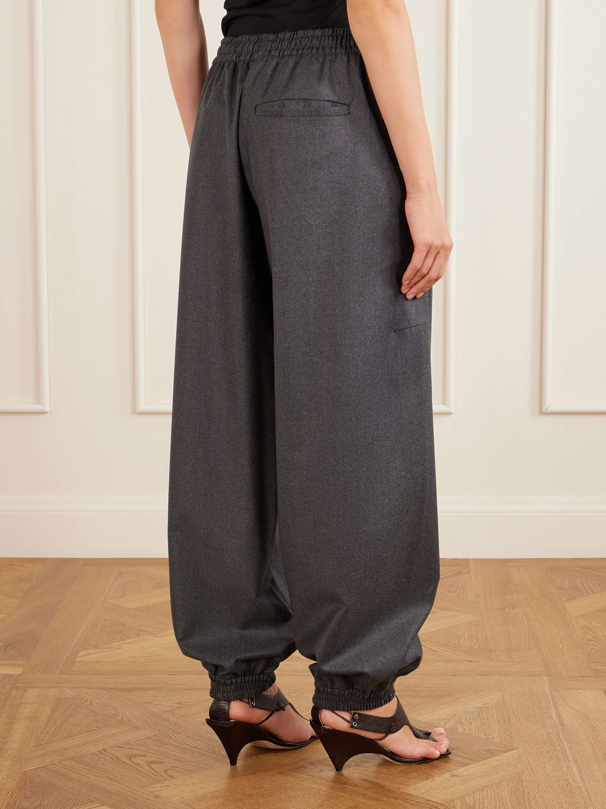 RÓHE Virgin wool wide-leg balloon pants | NET-A-PORTER