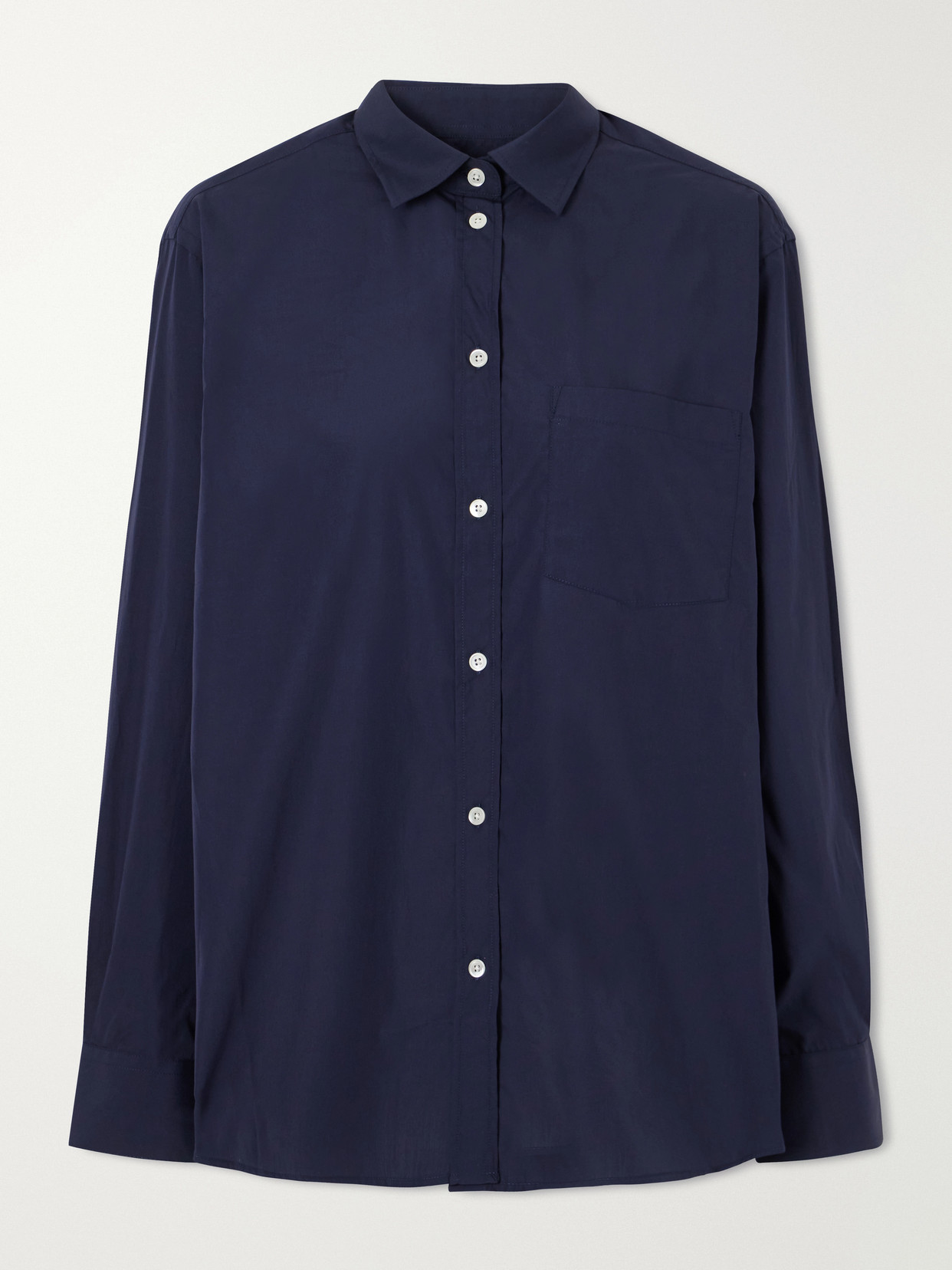 Rohe Cotton-poplin Shirt In Blue