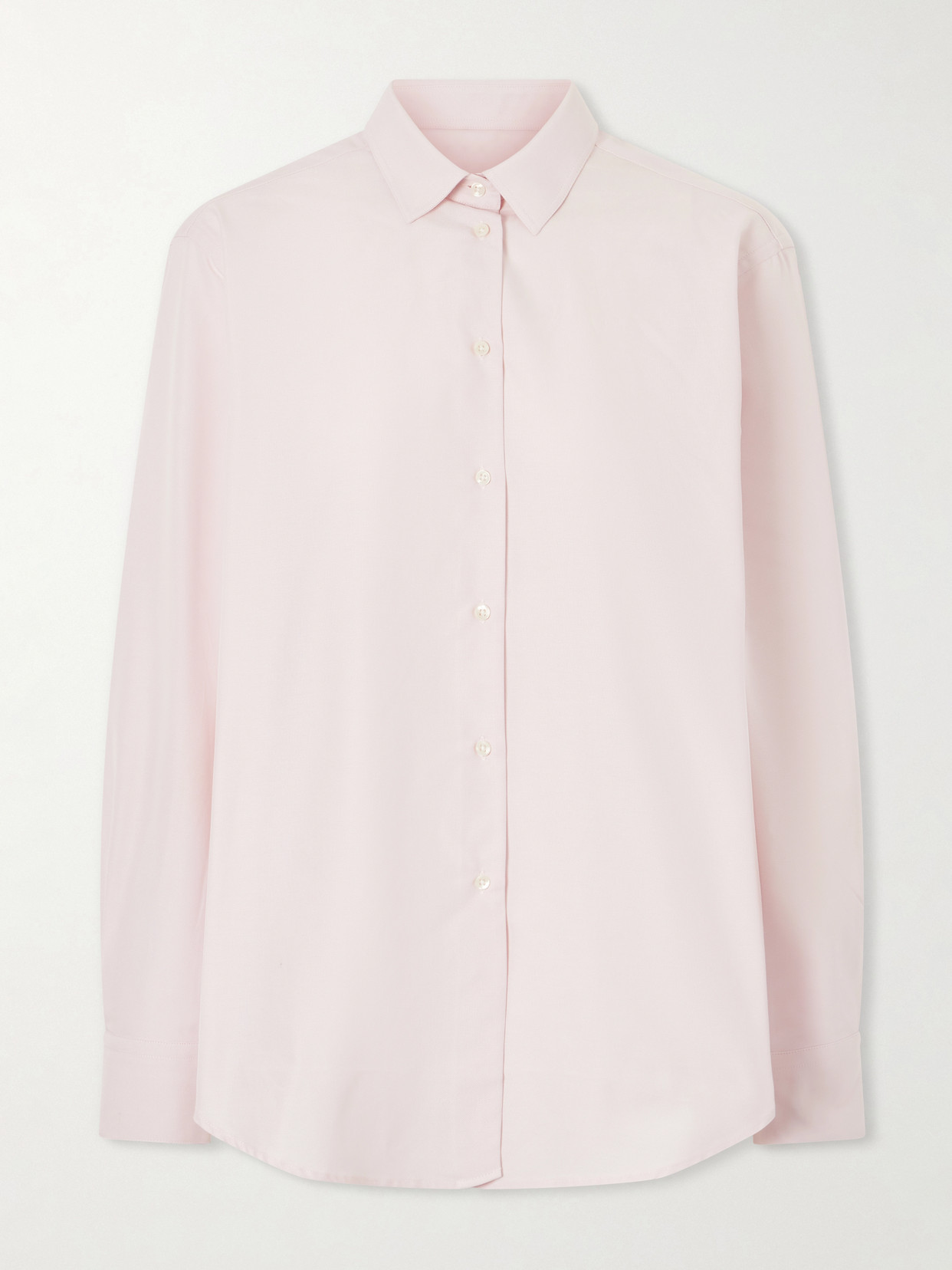 Rohe Cotton-poplin Shirt In Pink