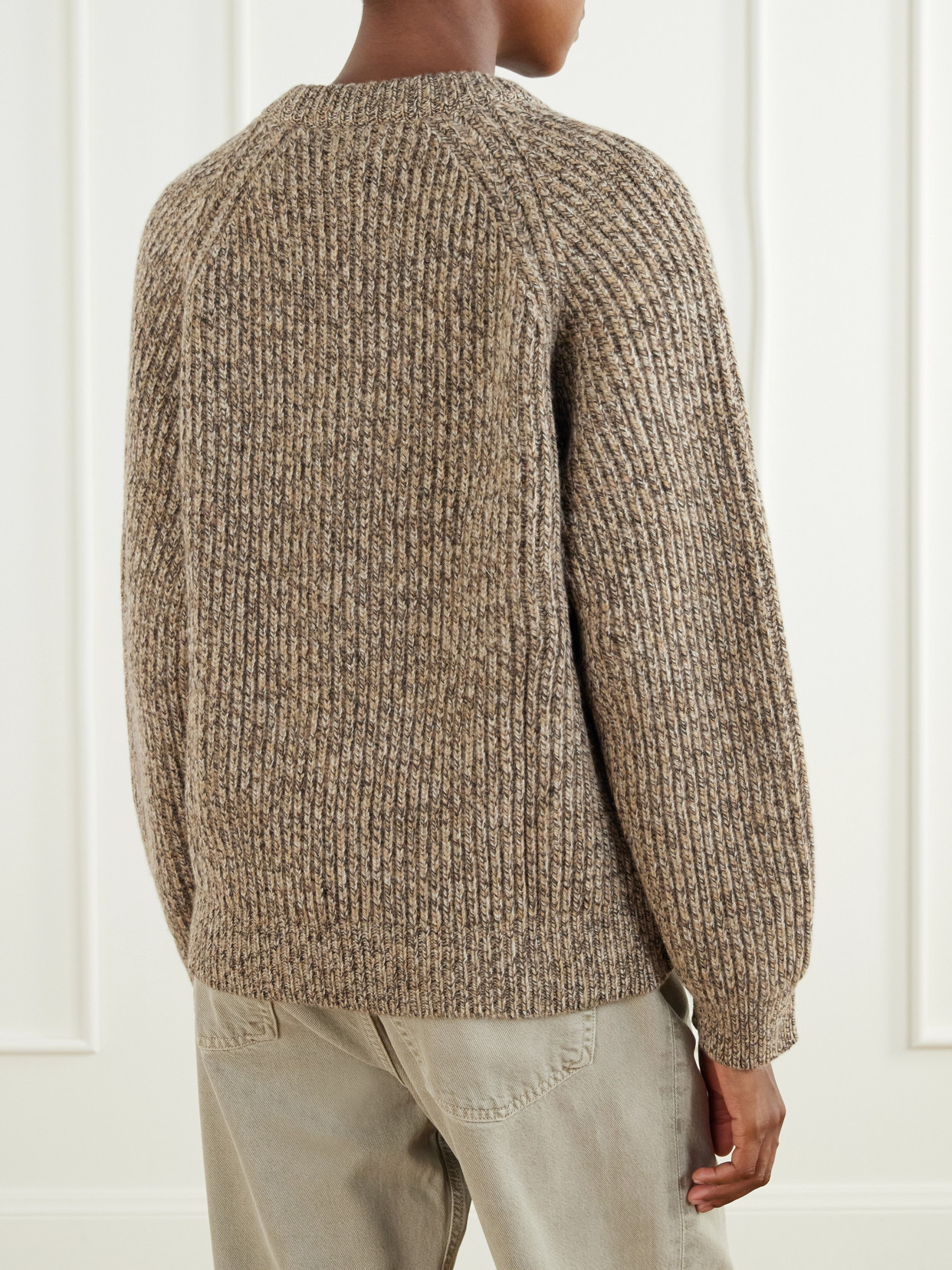 &Daughter - Ribbed Mélange Sweater