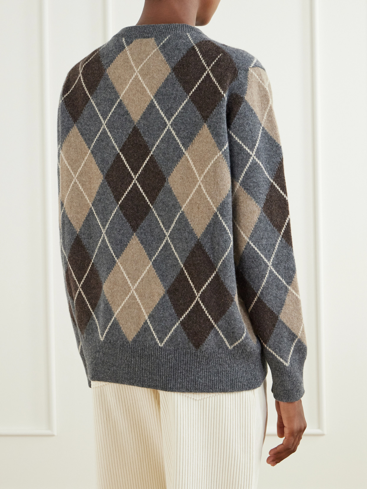 &Daughter - Ava Argyle Sweater