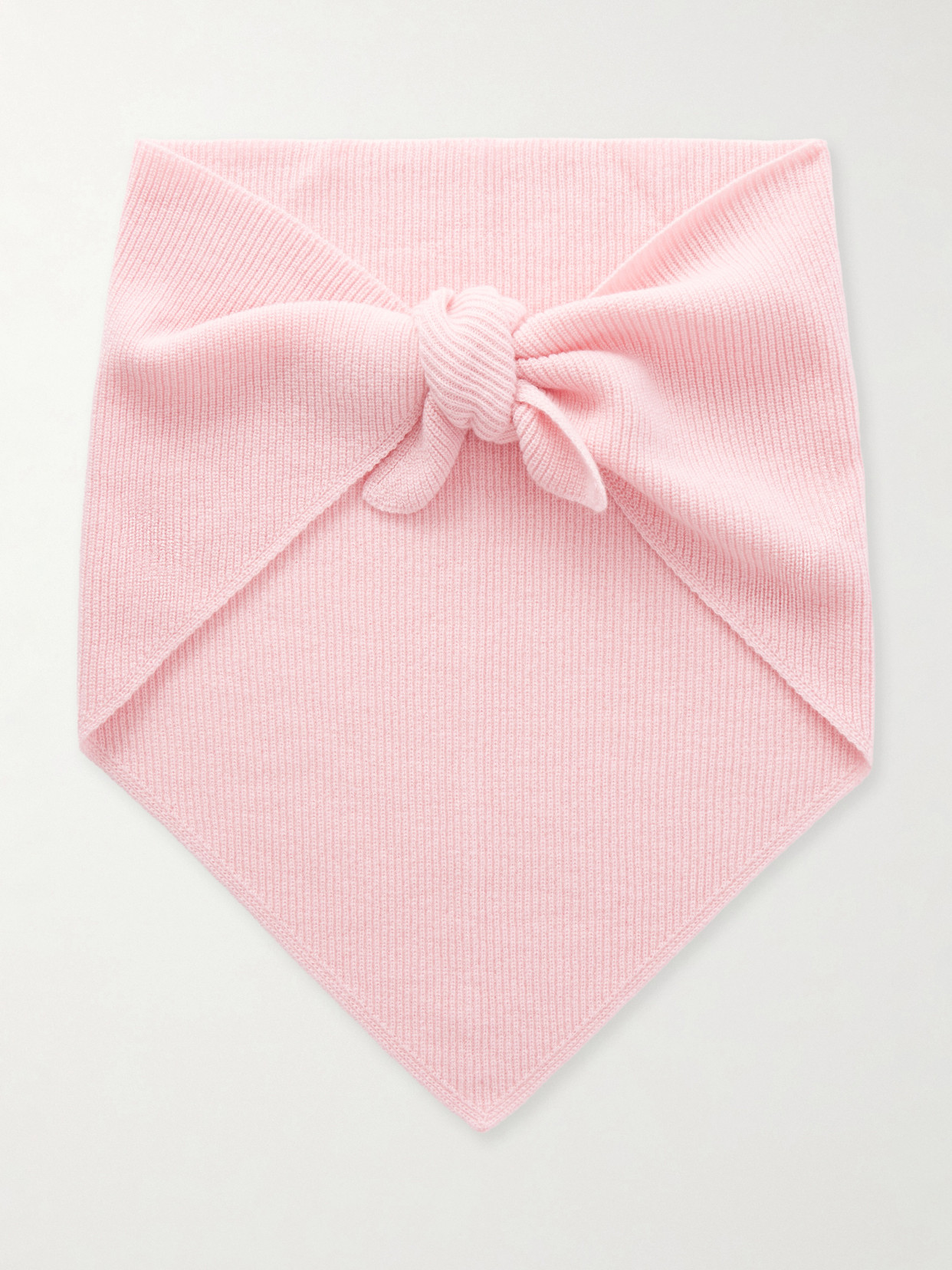 And-daughter Fionn Ribbed Cashmere Scarf In Pink