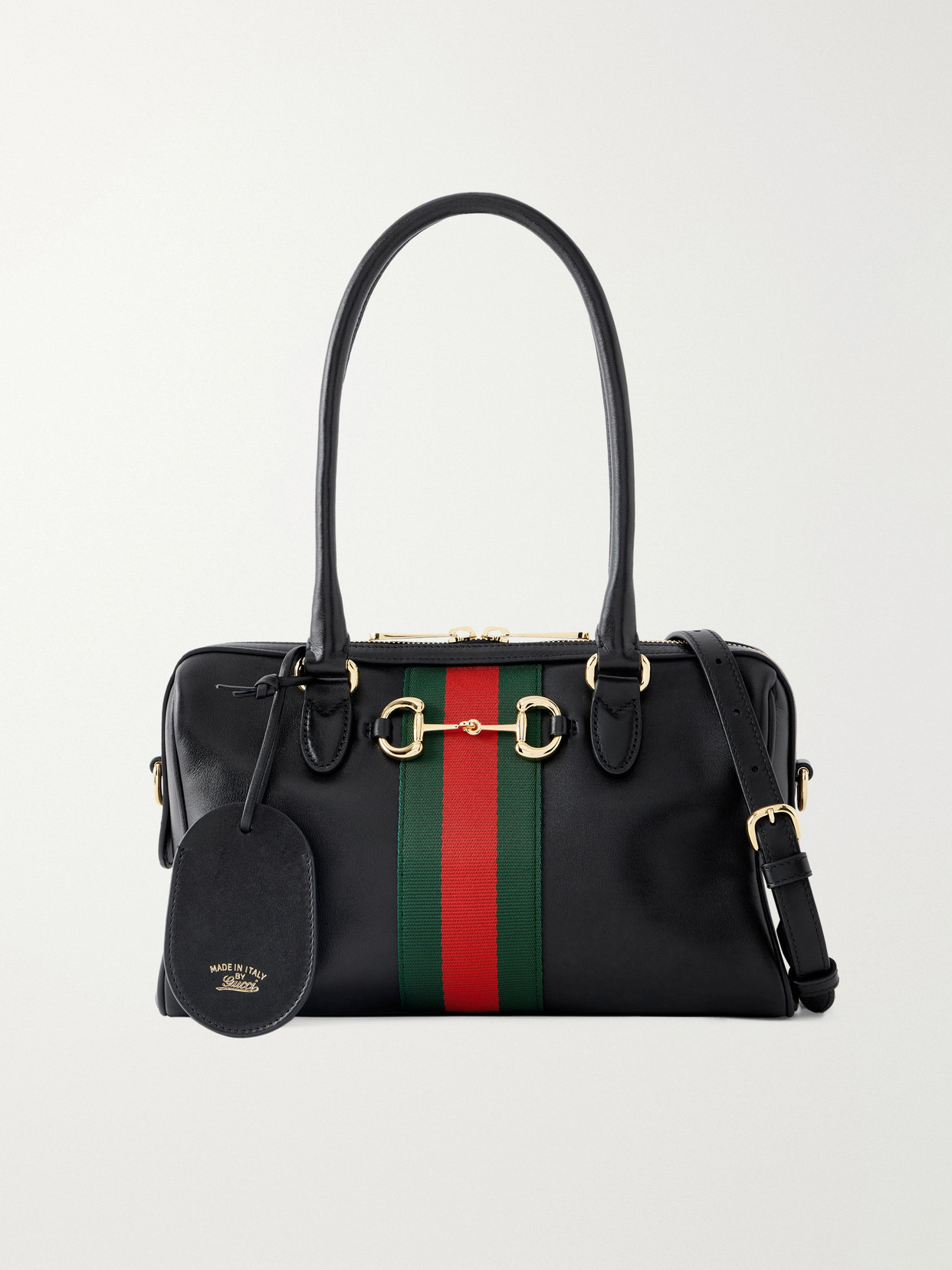 Borsetto Small Webbing-Trimmed Shoulder Bag