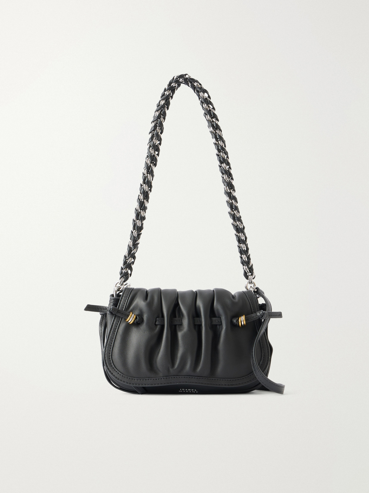 Bolton Embellished Gathered Shoulder Bag