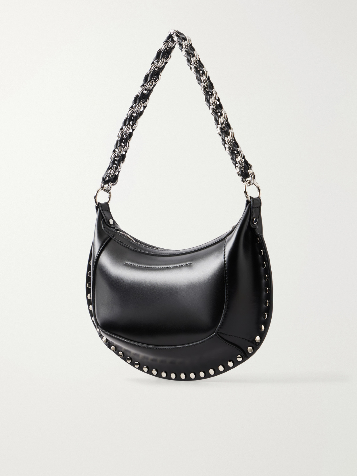 Oskan Moon Studded Shoulder Bag