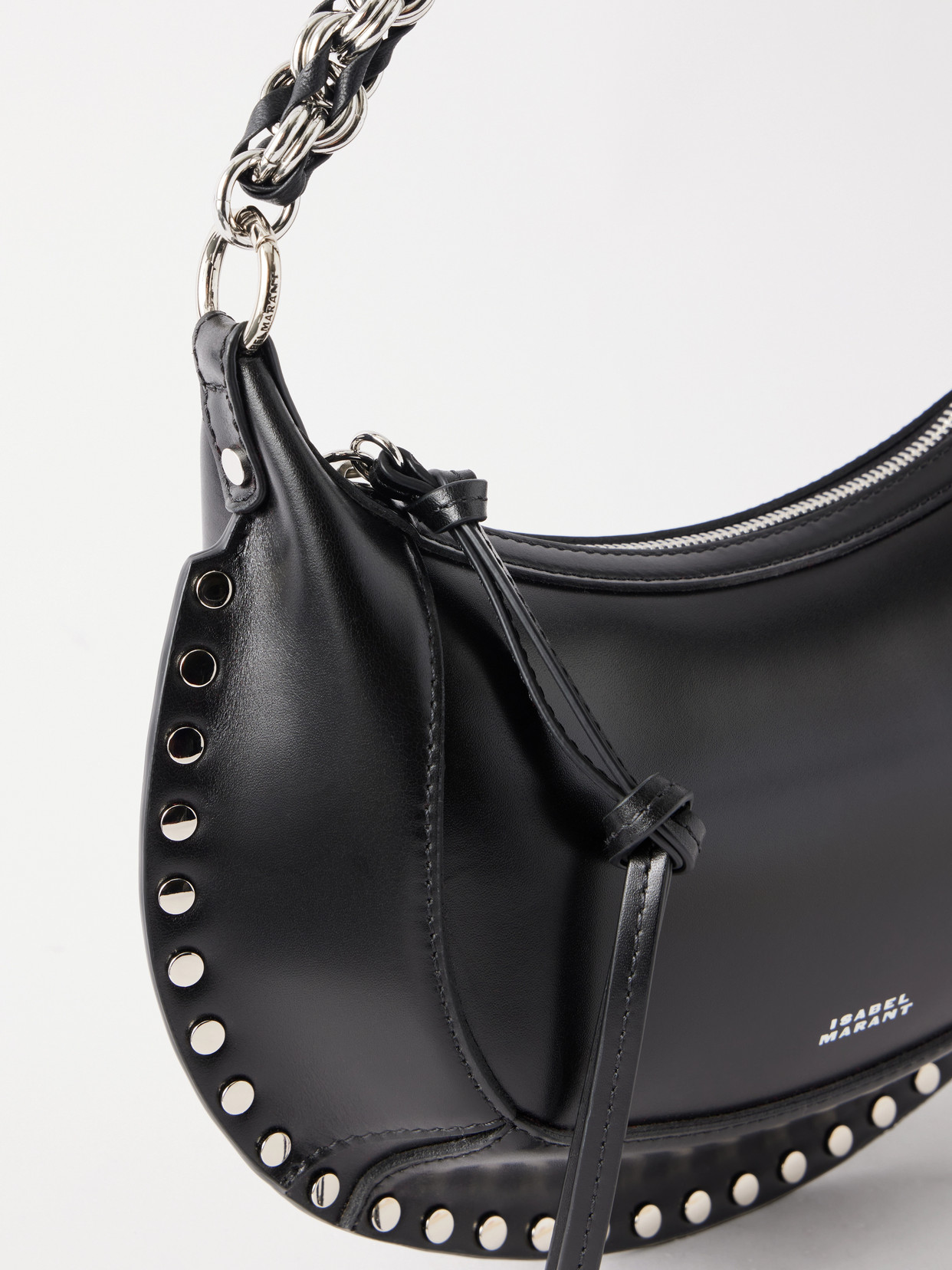 Oskan Moon Studded Shoulder Bag