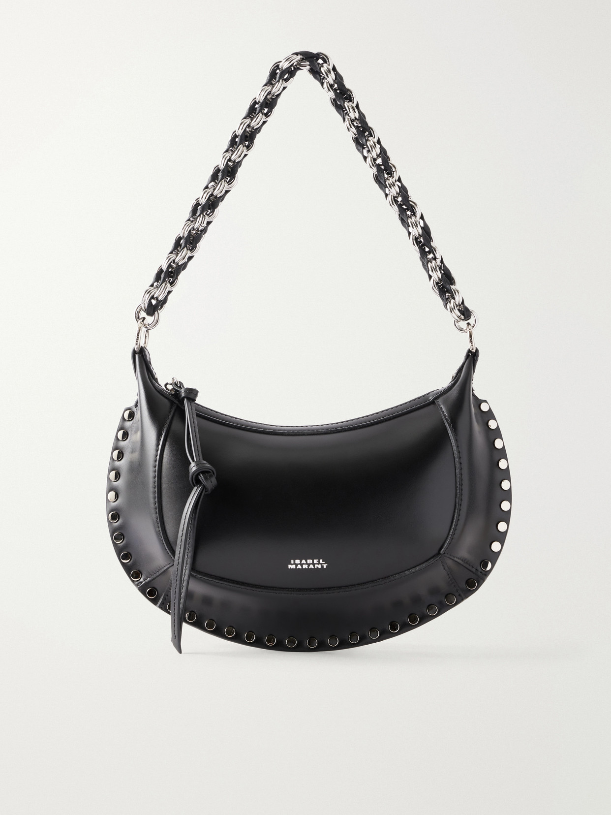 Oskan Moon Studded Shoulder Bag