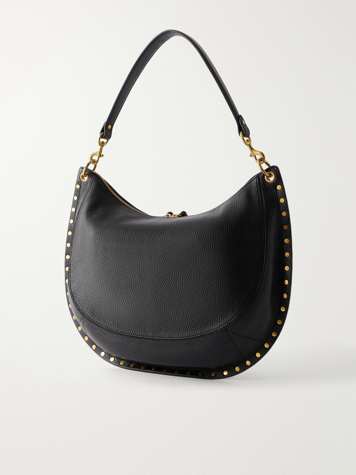 Oskan Embellished Textured-Leather Shoulder Bag