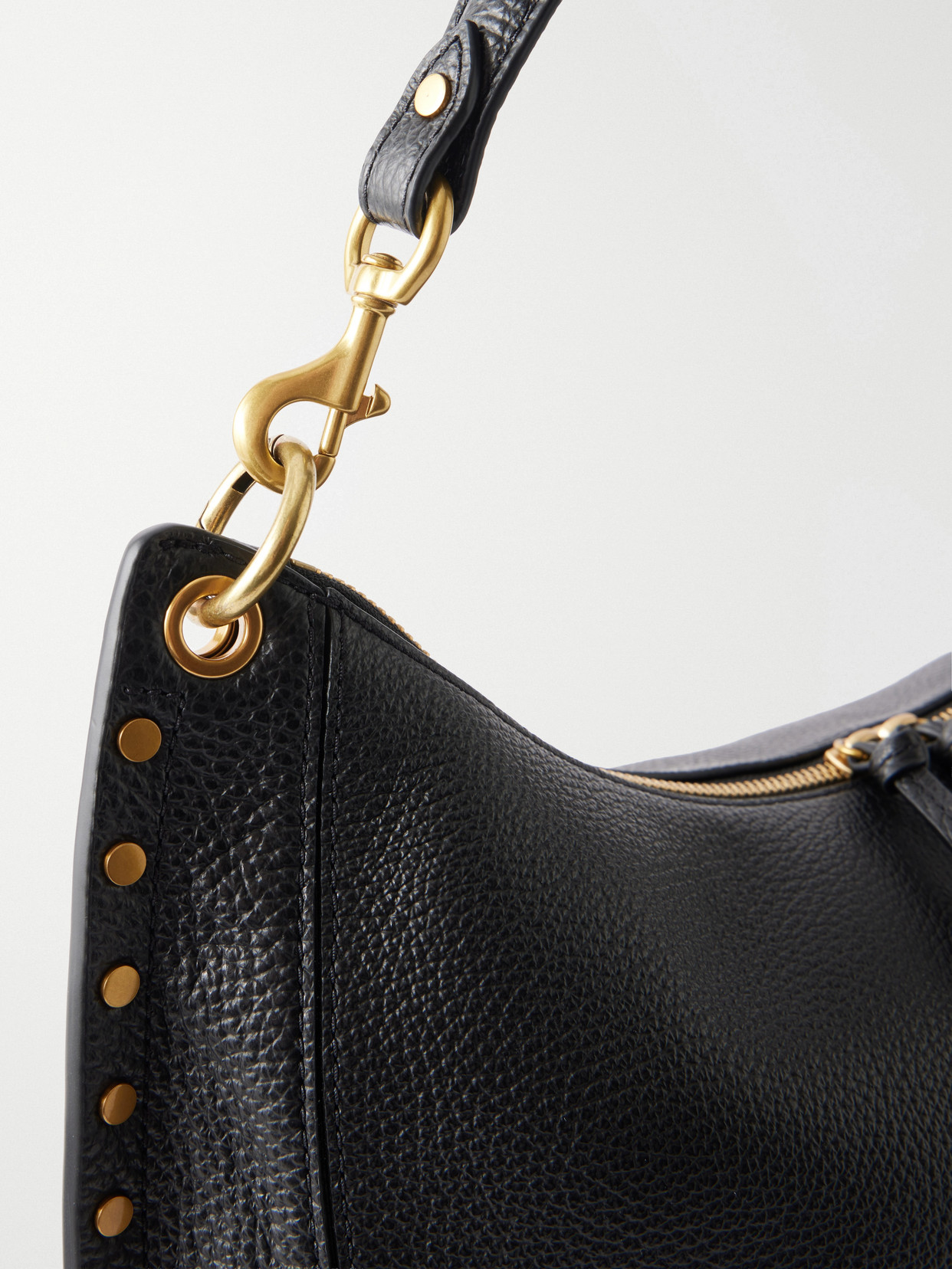 Oskan Embellished Textured-Leather Shoulder Bag