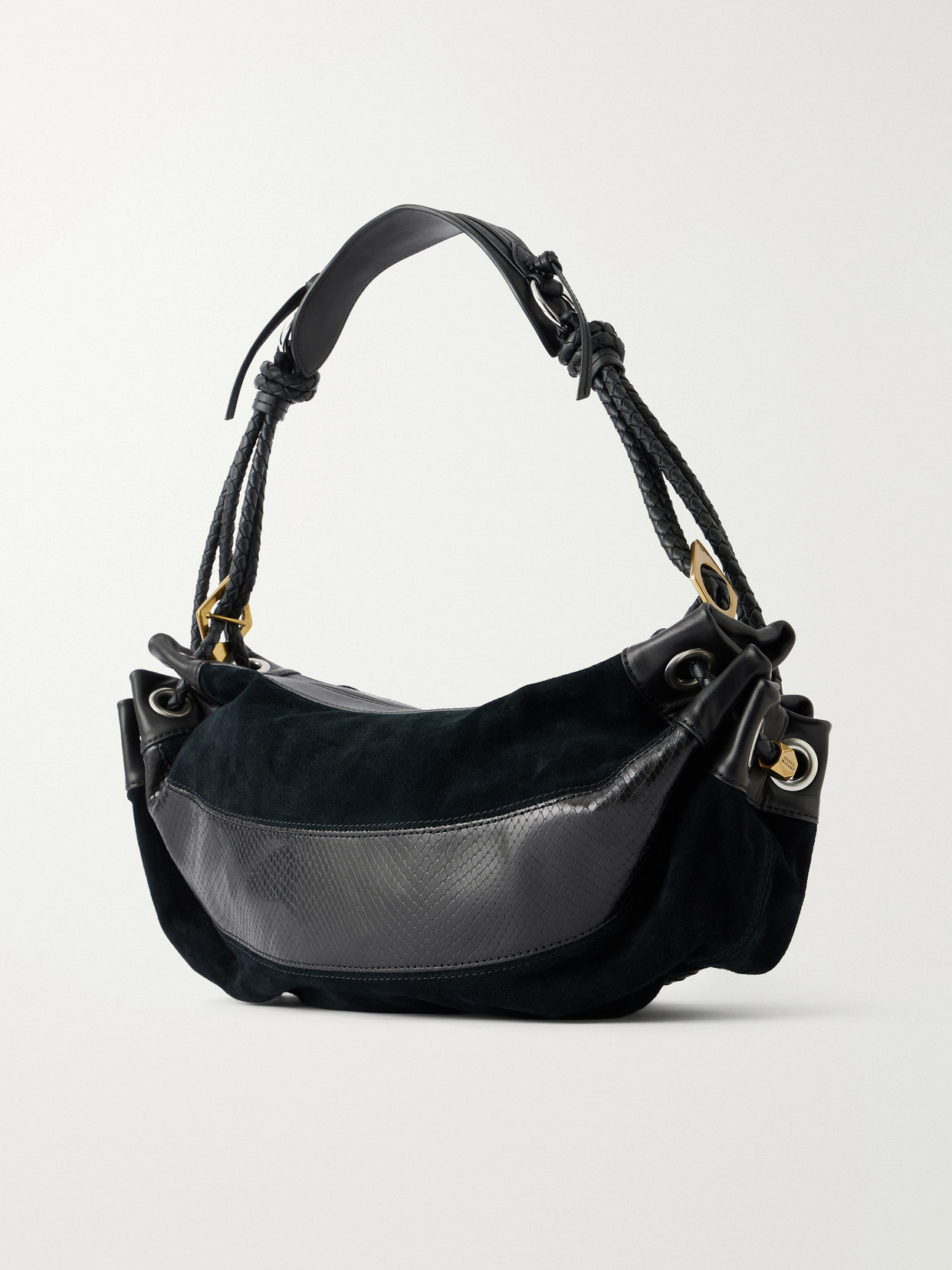 Maia Snake-Effect Shoulder Bag