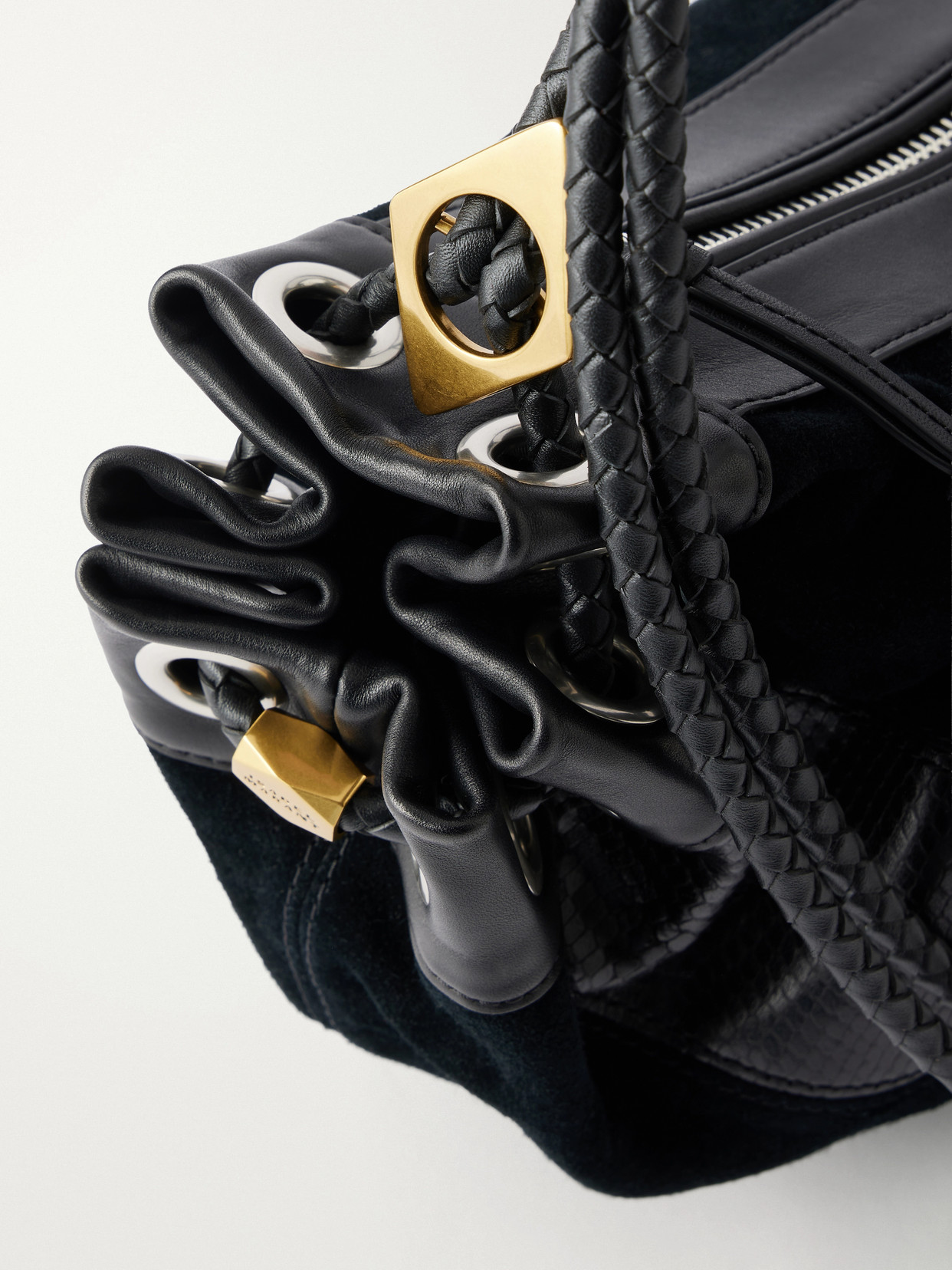 Maia Snake-Effect Shoulder Bag