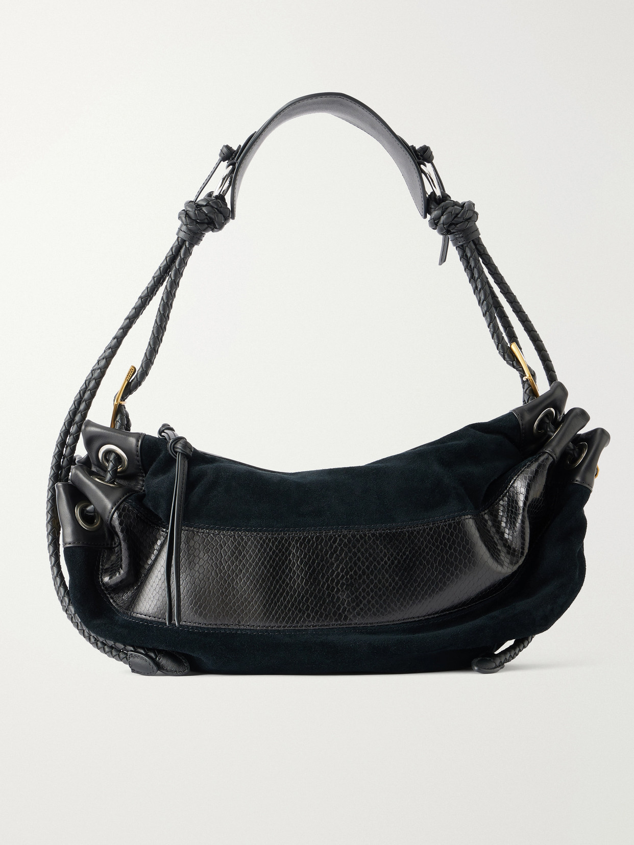 Maia Snake-Effect Shoulder Bag