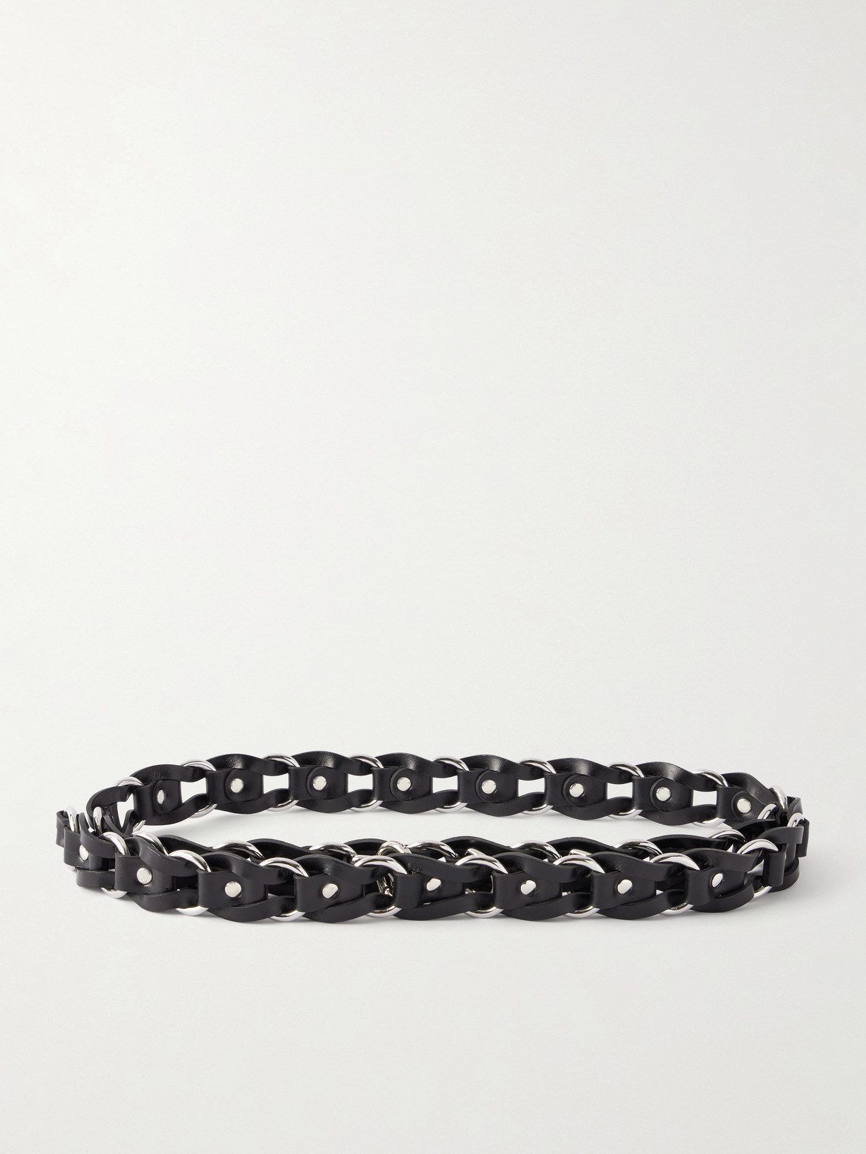 Isabel Marant Bali Embellished Leather Belt In Multi
