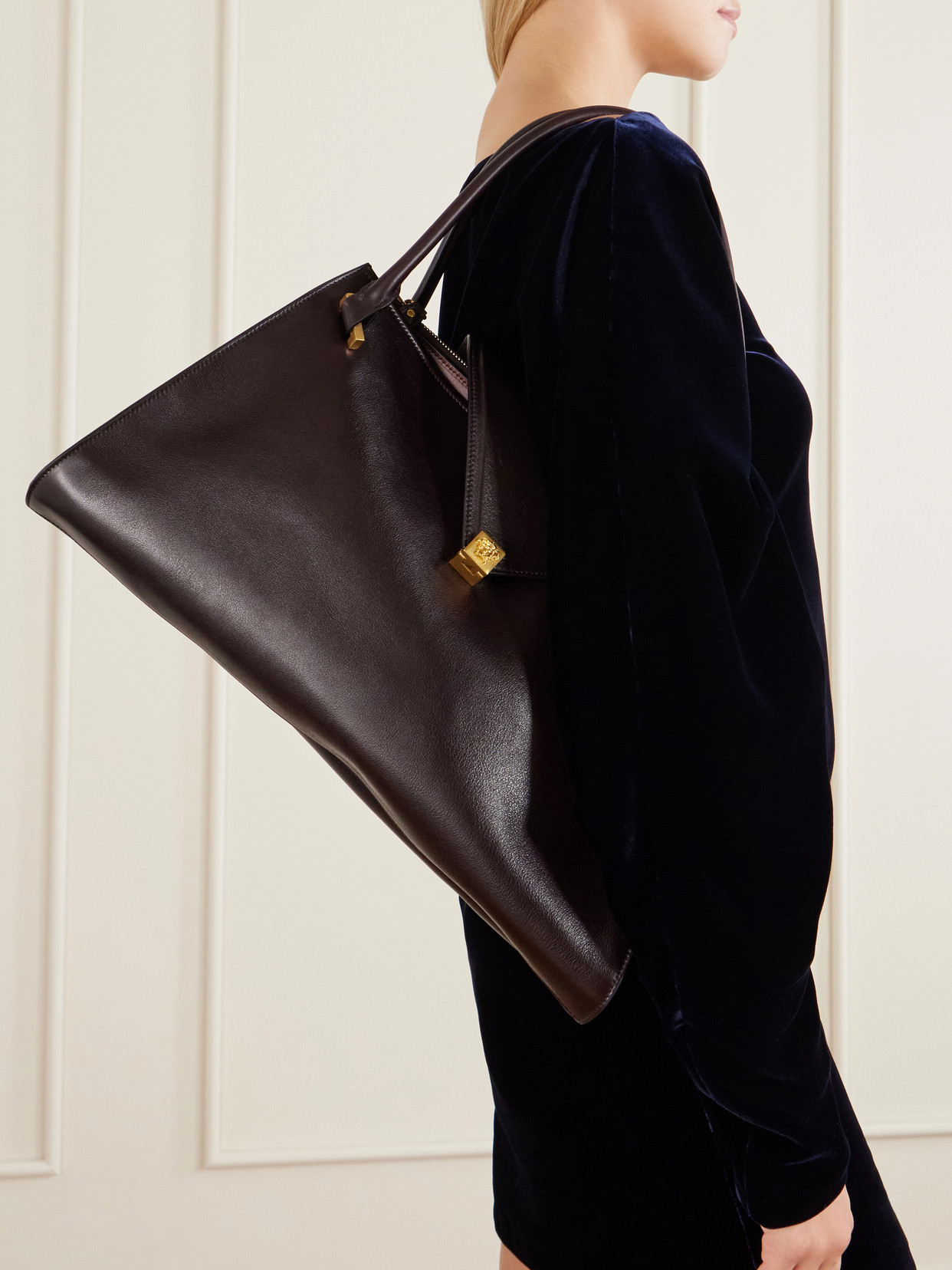 Severine Calf Leather Large Tote
