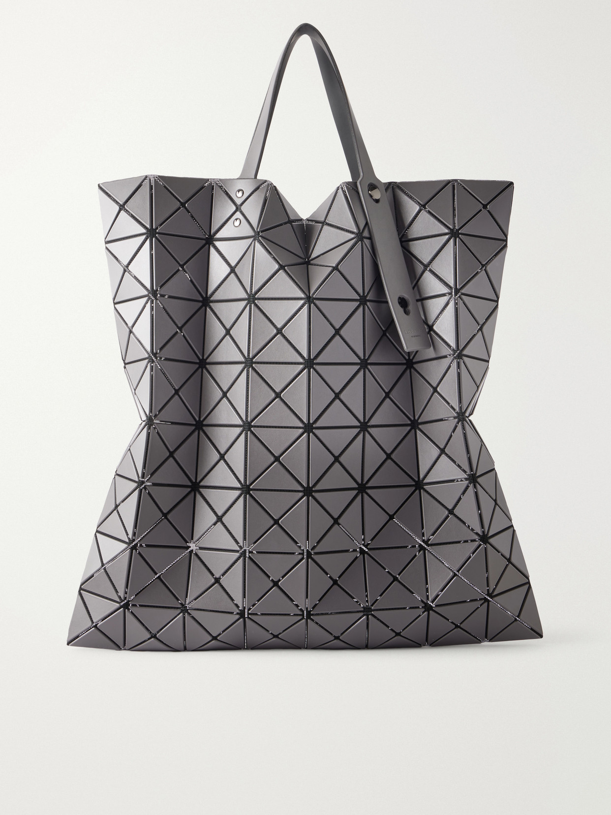Bao Bao Issey Miyake Lucent Paneled Glossed Tote In Gray