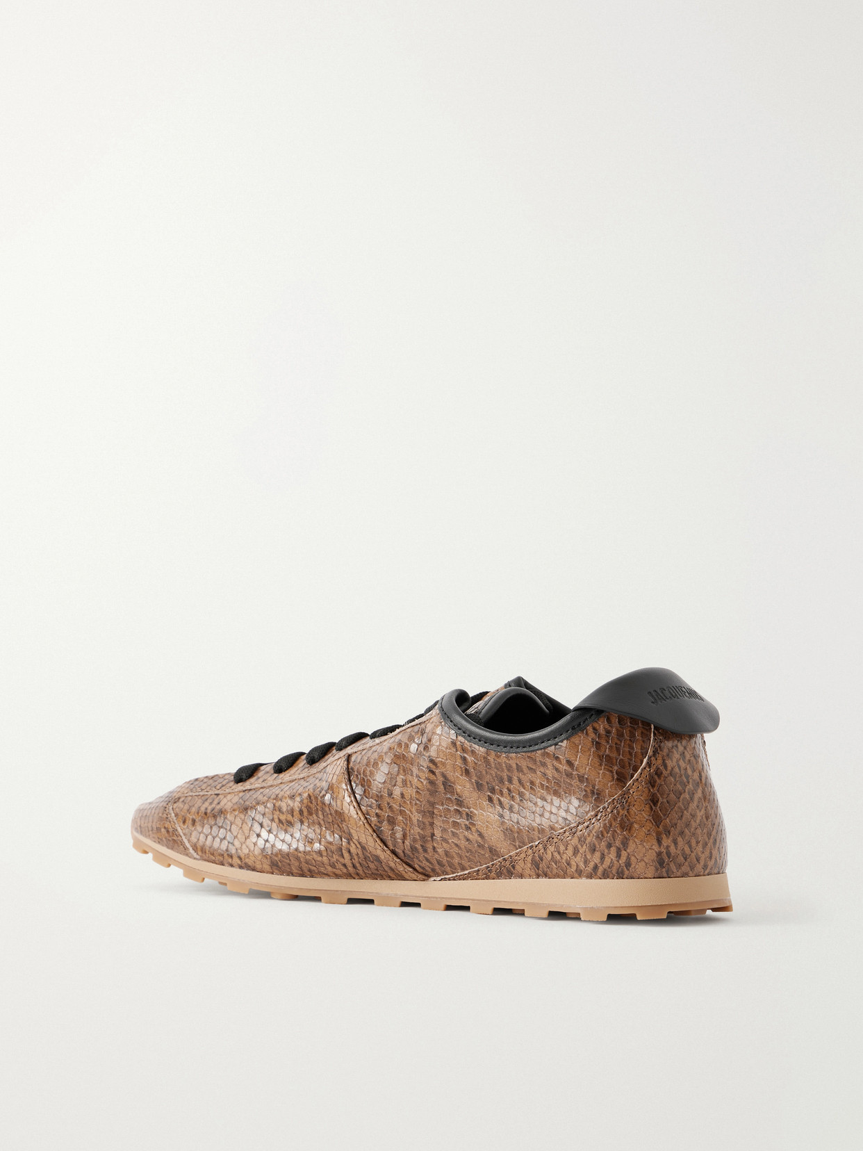 Les Tennis Snake-Effect Sneakers