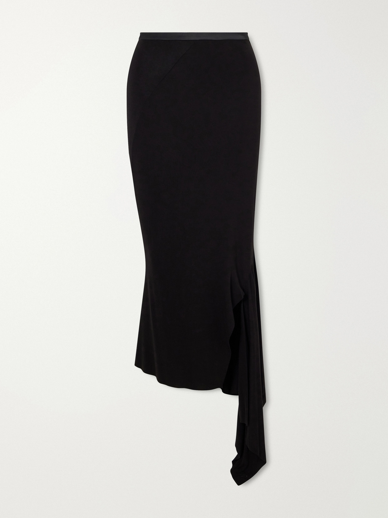 Asymmetric Jersey Midi