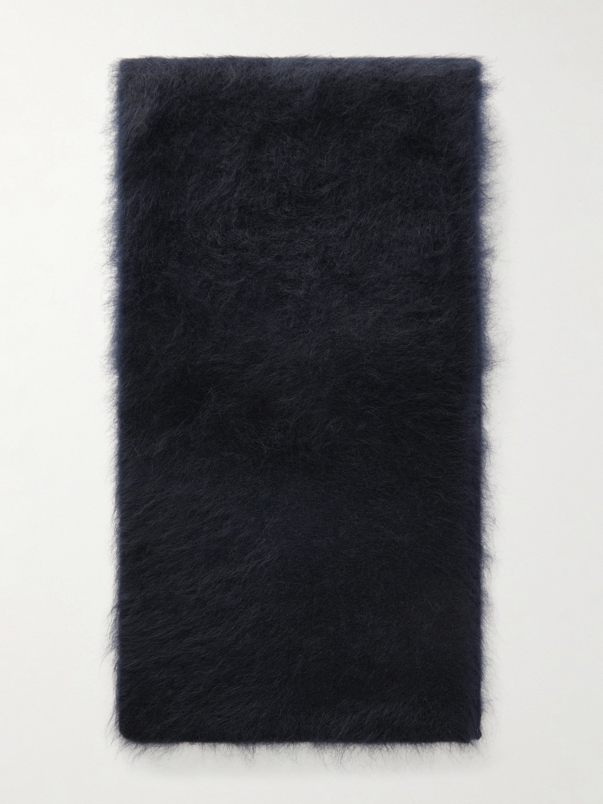 Lisa Yang Enoa Brushed Cashmere Scarf In Black