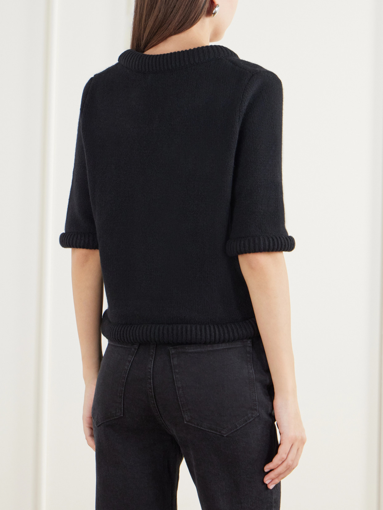 Alathea Rib-Trimmed Cashmere Sweater