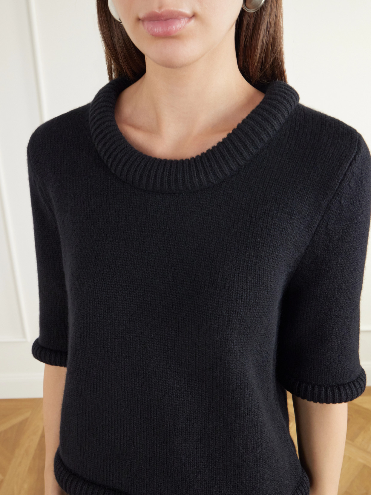 Alathea Rib-Trimmed Cashmere Sweater