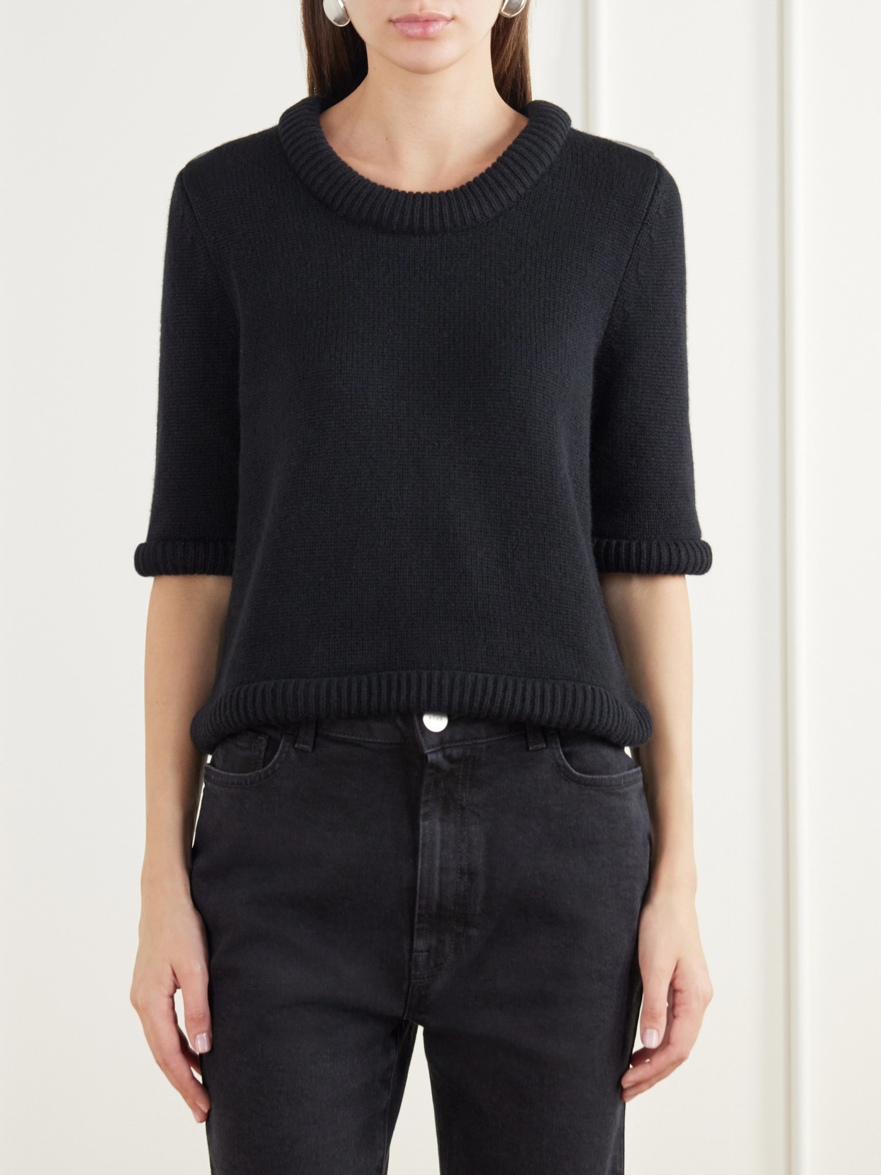 Alathea Rib-Trimmed Cashmere Sweater