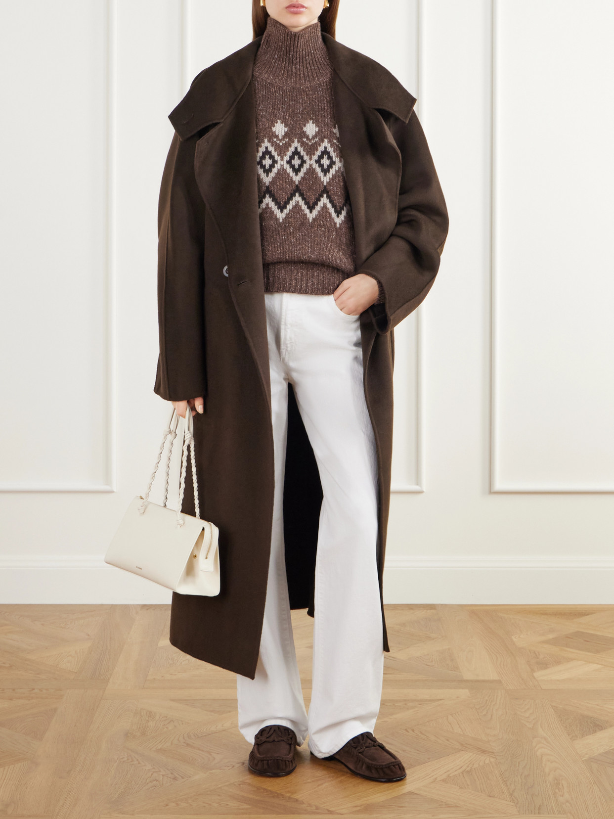 Gudrun Fair Isle Cashmere Turtleneck Sweater