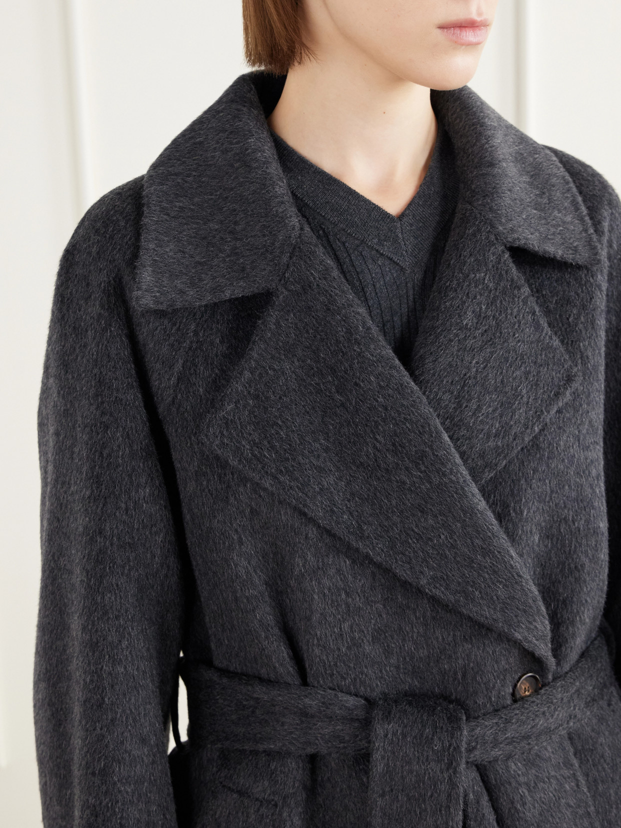 Double-Faced Wool And Alpaca-Blend Coat