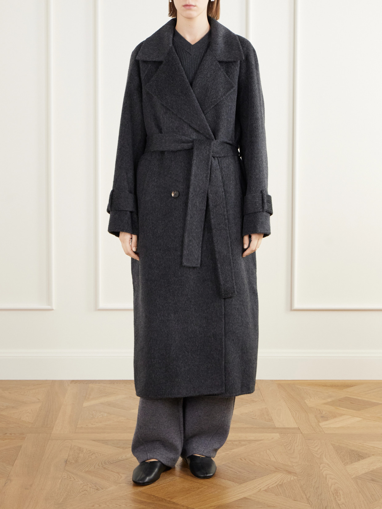 Double-Faced Wool And Alpaca-Blend Coat