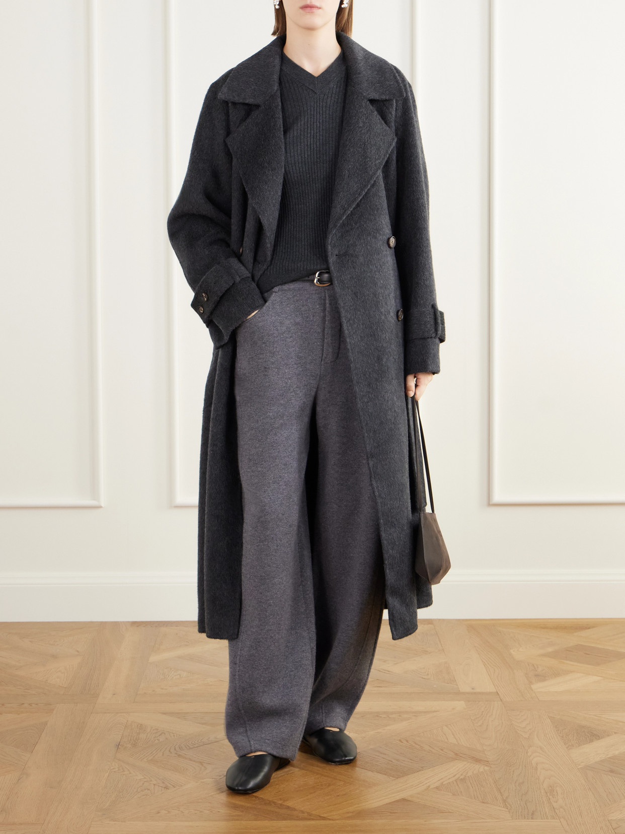 Double-Faced Wool And Alpaca-Blend Coat