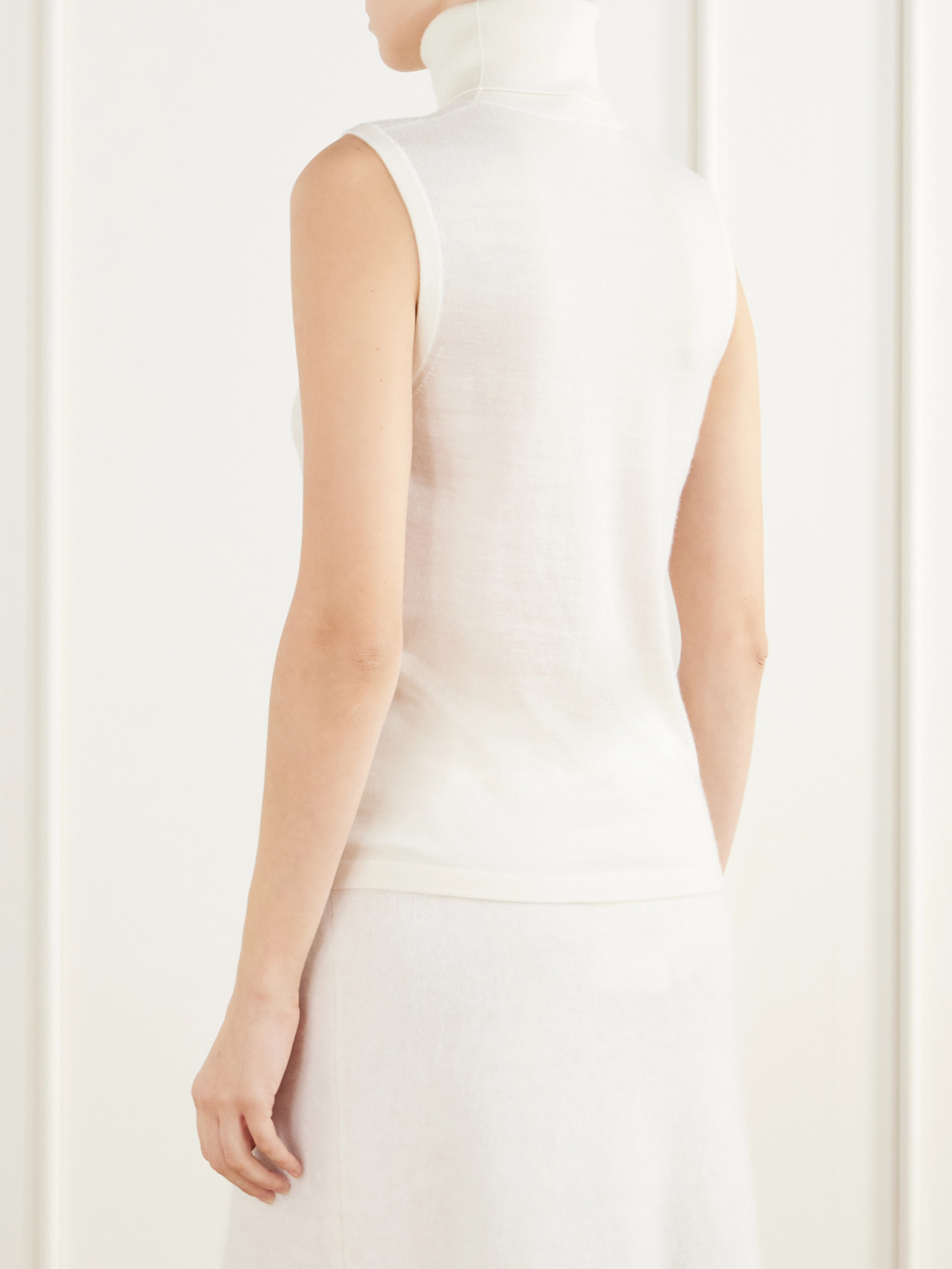 Marelyn Cashmere Knitted Turtleneck Top