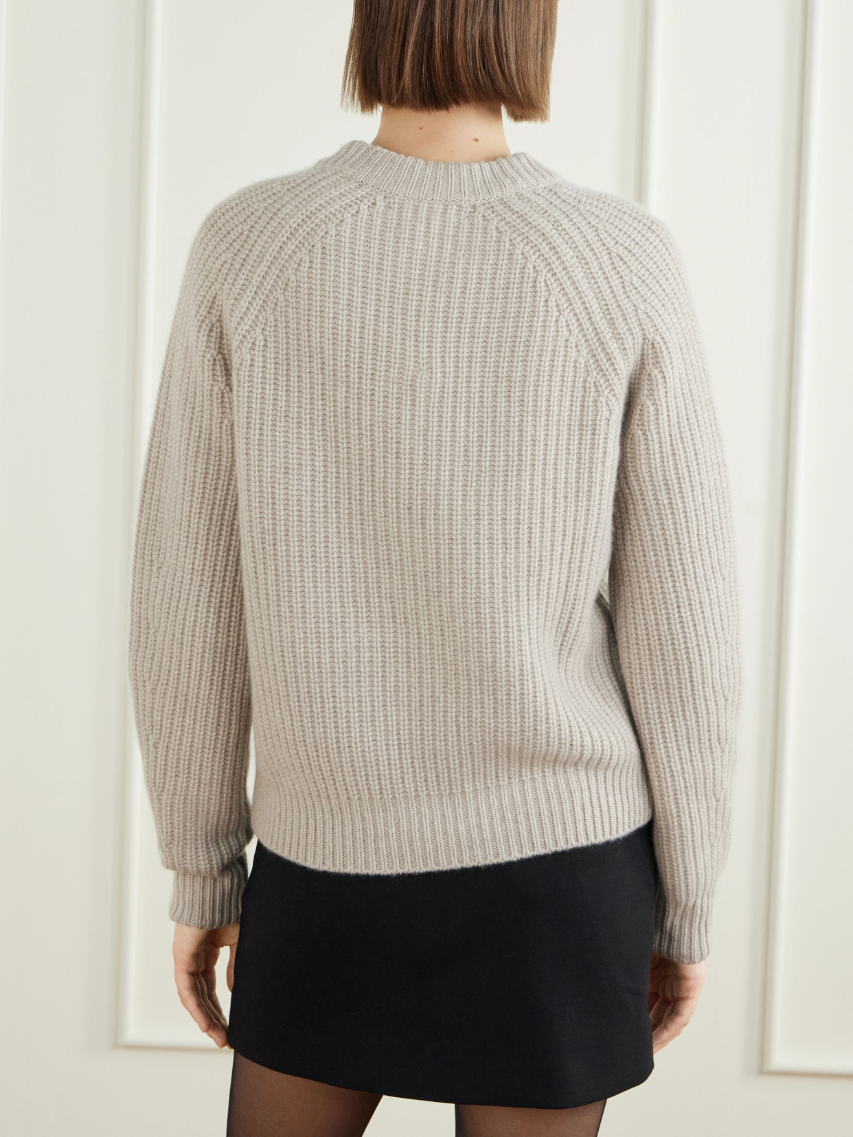 Miki Ribbed Cashmere Sweater