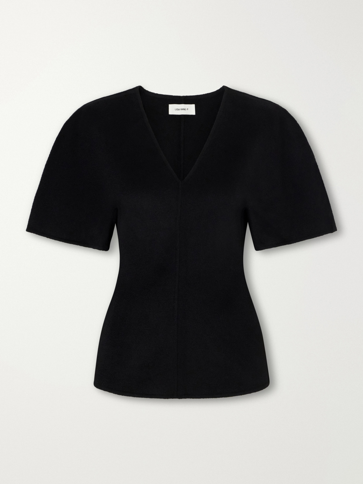 And Cashmere-Blend Blouse