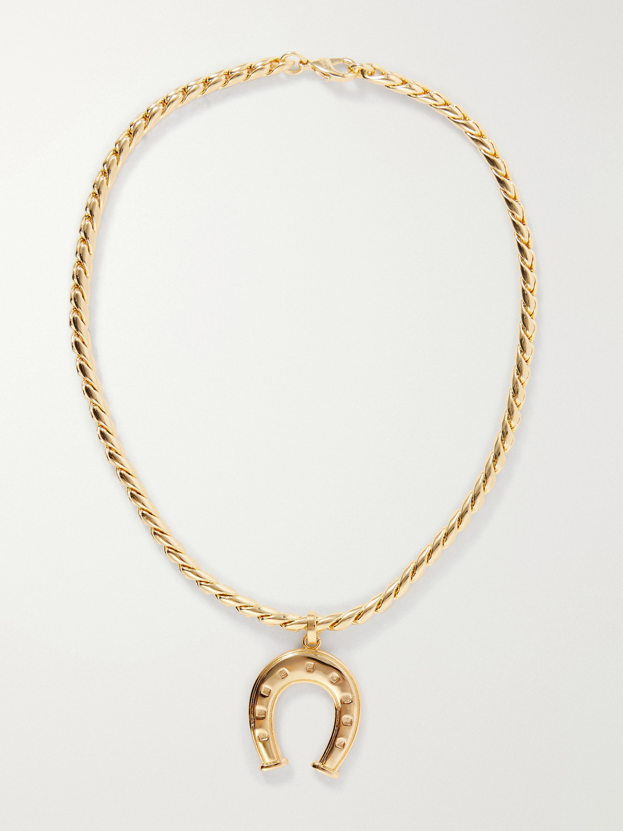 Martha Calvo Wish Me Luck Gold-tone Necklace