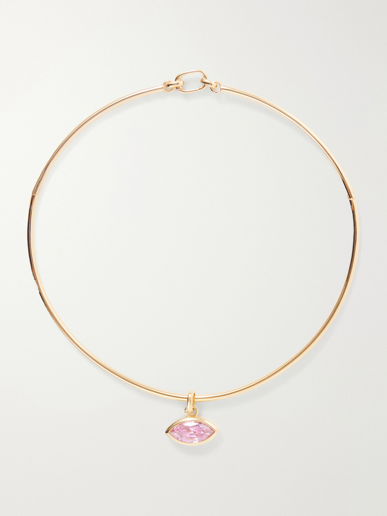Martha Calvo Protection Sapphire Gold-toned Necklace