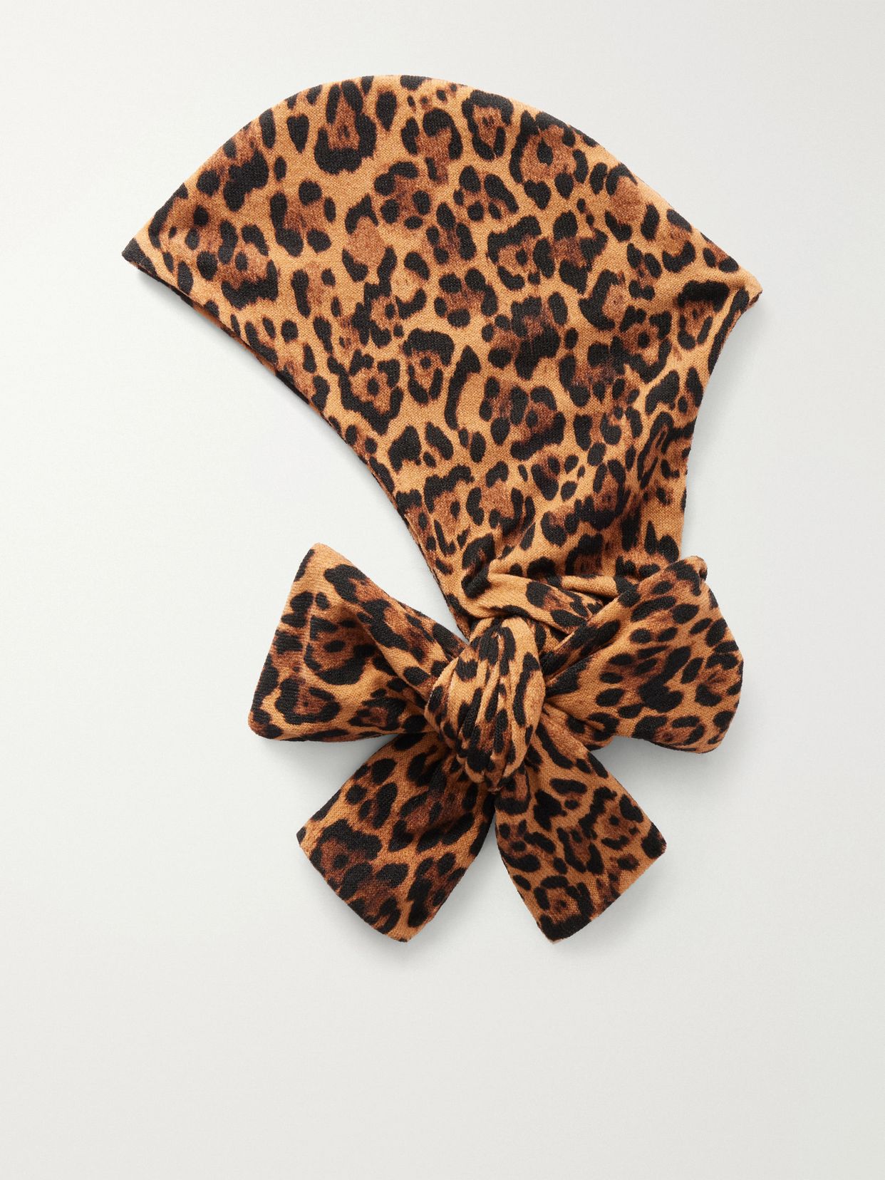 honey animal print jersey wrap