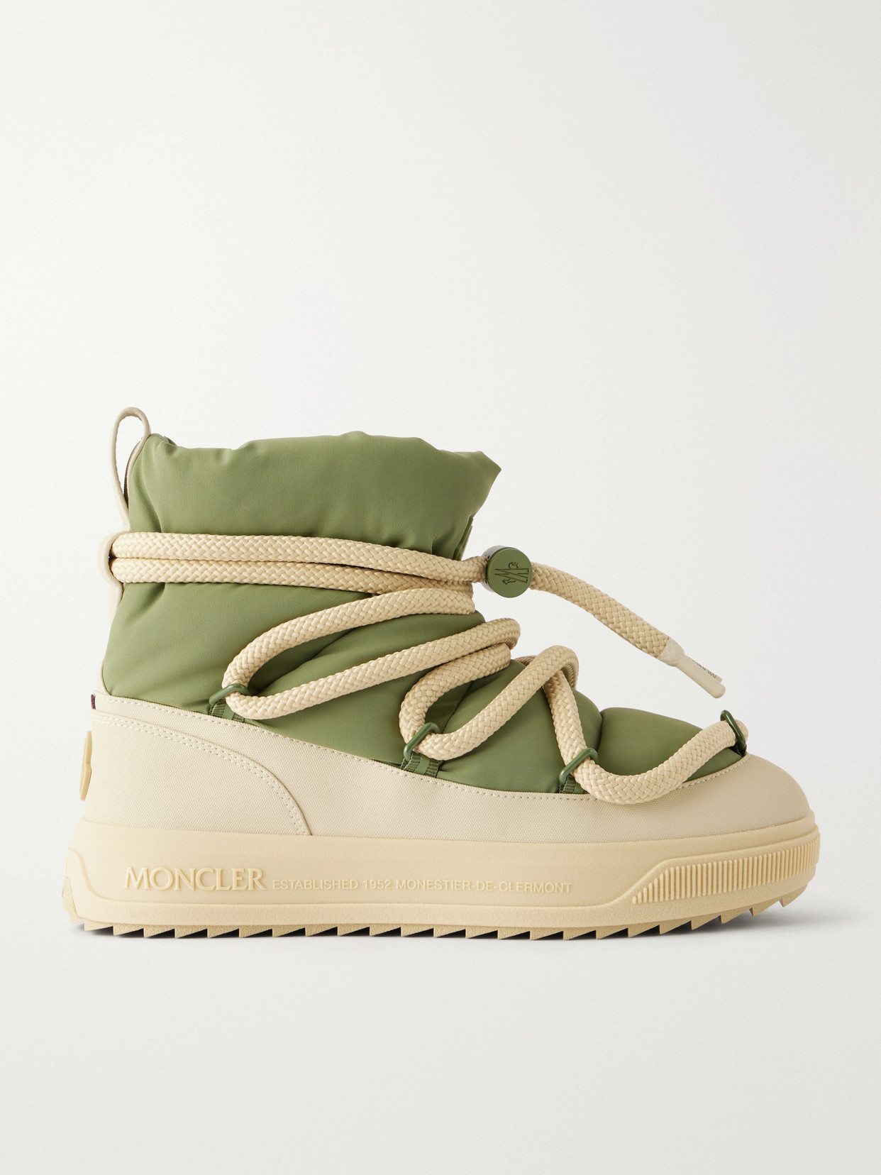 Moncler Altive Quilted Shell Ankle Boots In Multi