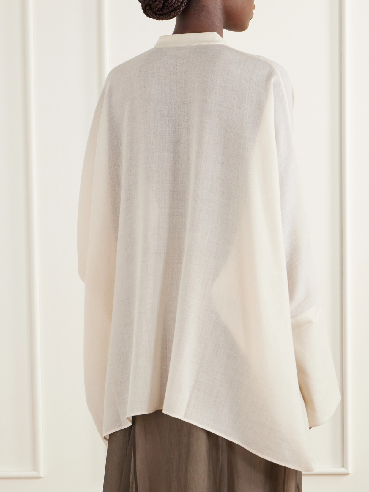 Kael Asymmetric Cotton-Gauze Shirt