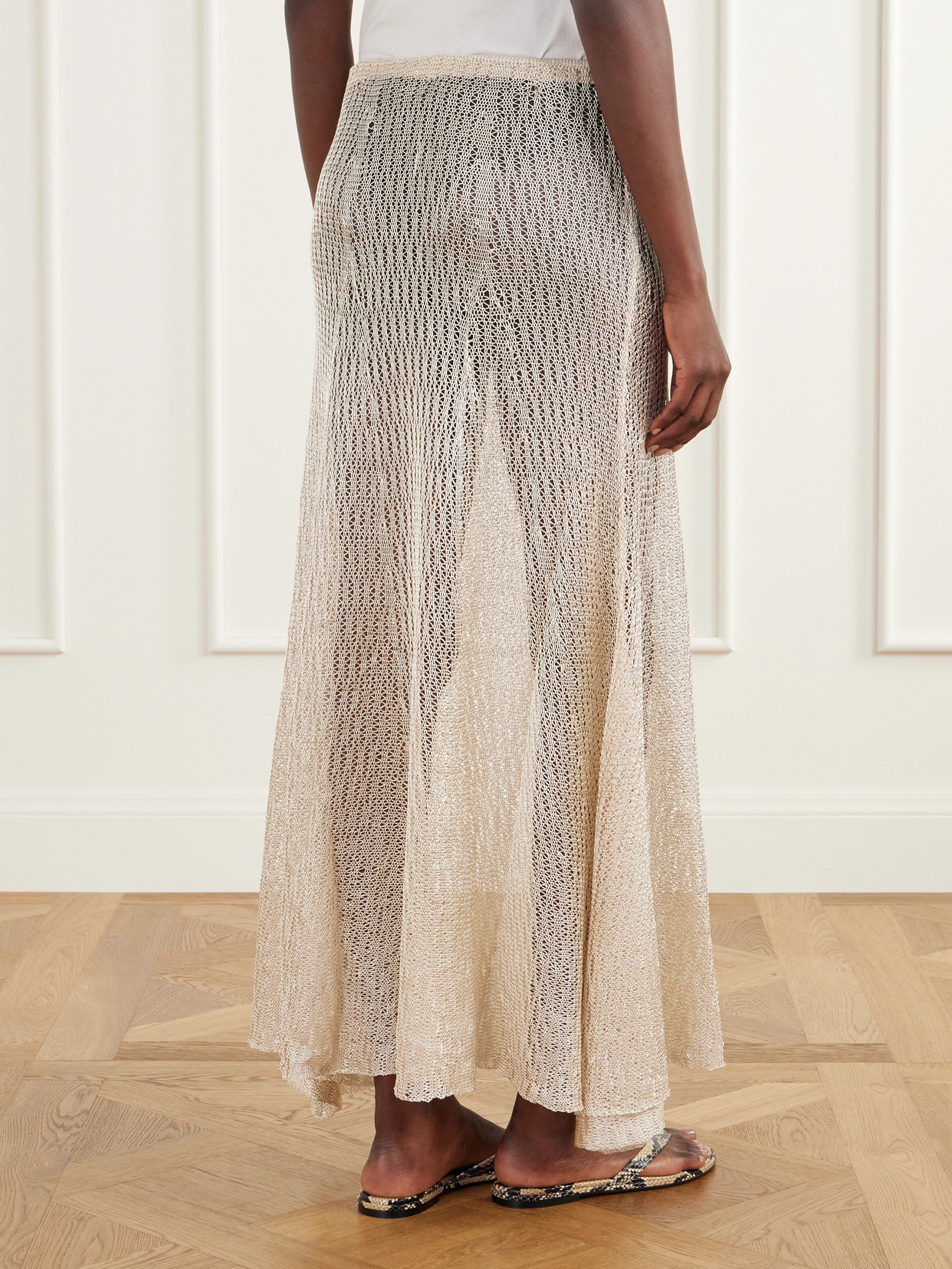 Parasol Open-Knit Maxi
