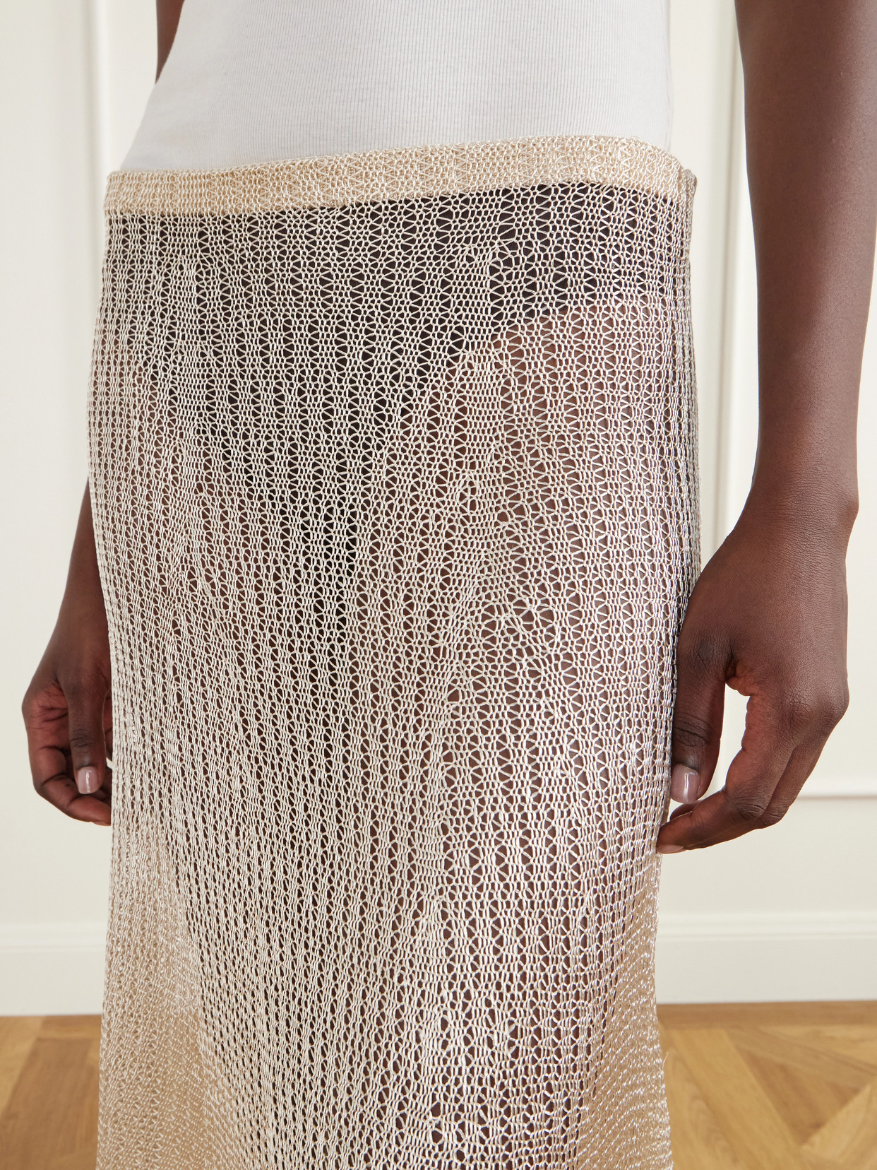 Parasol Open-Knit Maxi