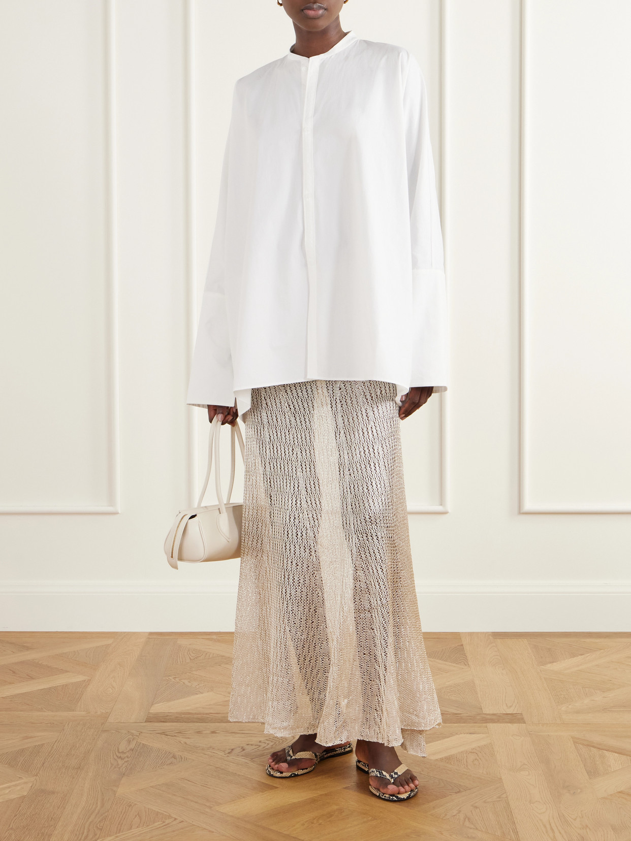 Parasol Open-Knit Maxi